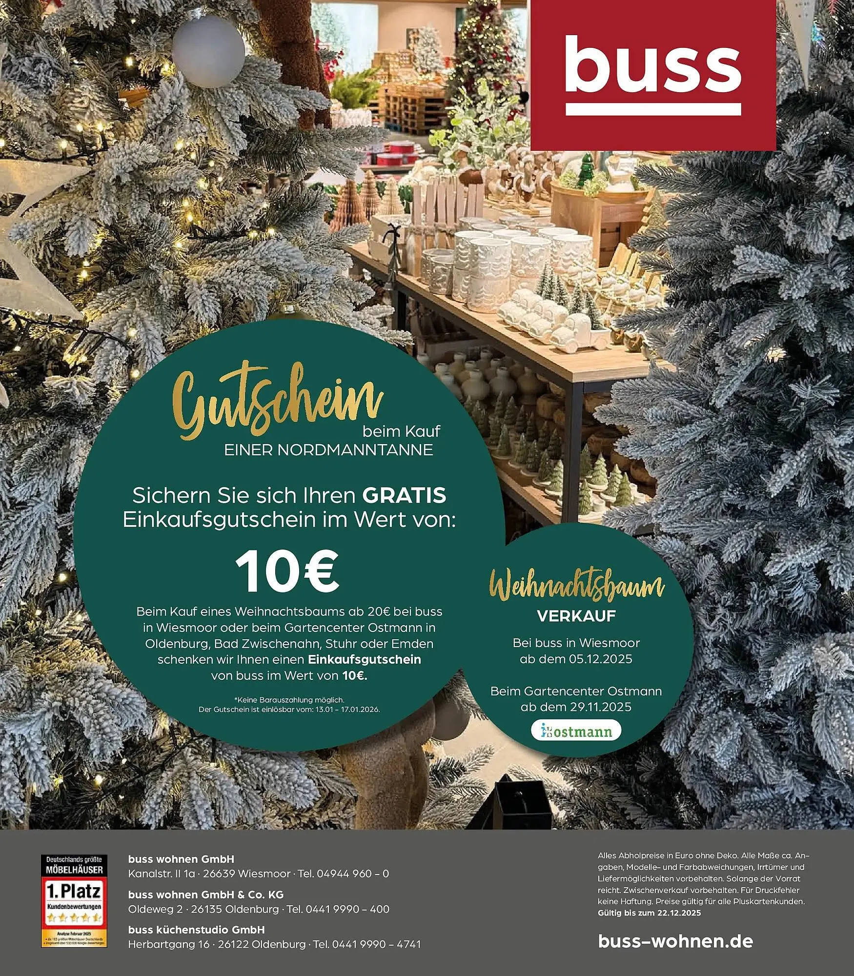 Möbel Buss Prospekt von 27. November bis 22. Dezember 2025 - Prospekt seite 32