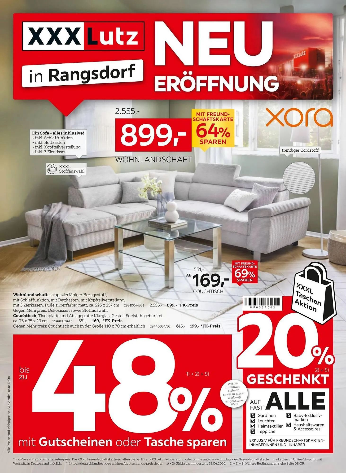 XXXLutz Prospekt von 6. April bis 13. April 2026 - Prospekt seite 1