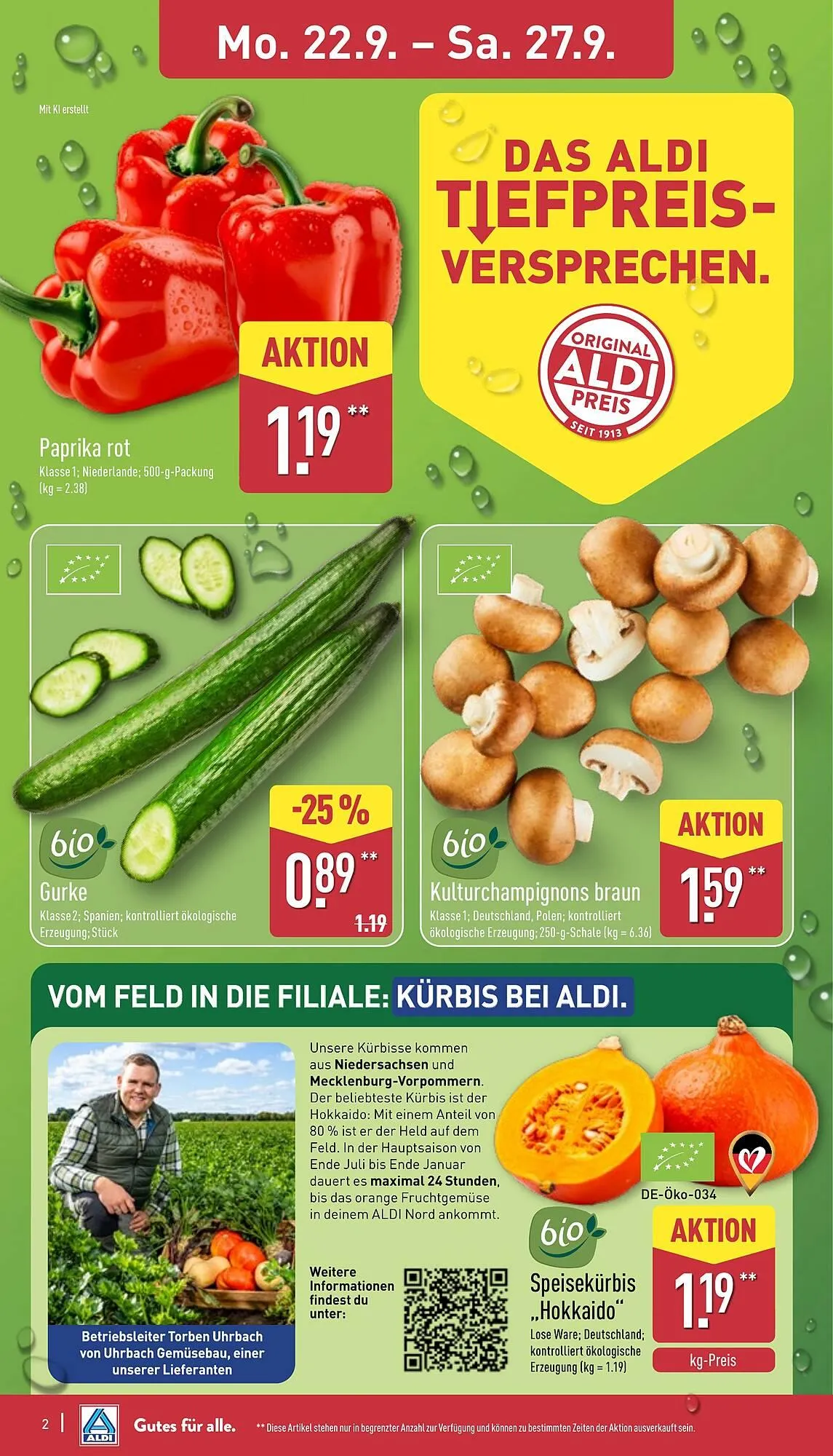 Aldi Nord Prospekt von 22. September bis 27. September 2025 - Prospekt seite 6