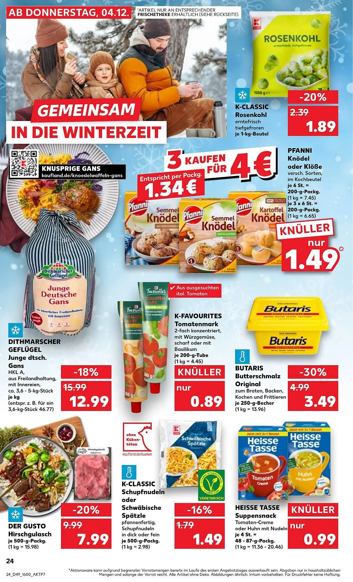 Kaufland Prospekt von 4. Dezember bis 10. Dezember 2025 - Prospekt seite 24