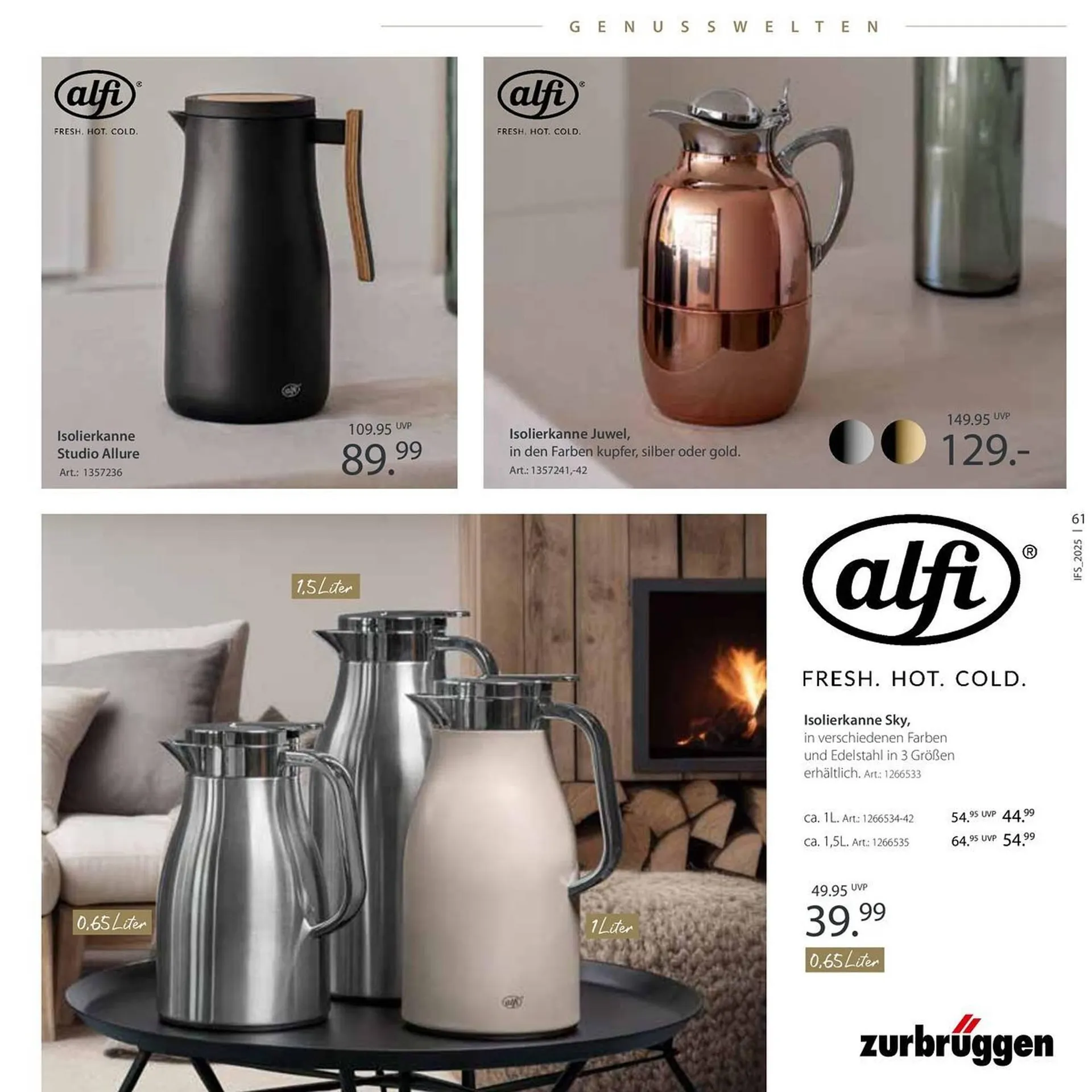 Zurbrüggen Prospekt von 18. Mai bis 7. Juni 2025 - Prospekt seite 61