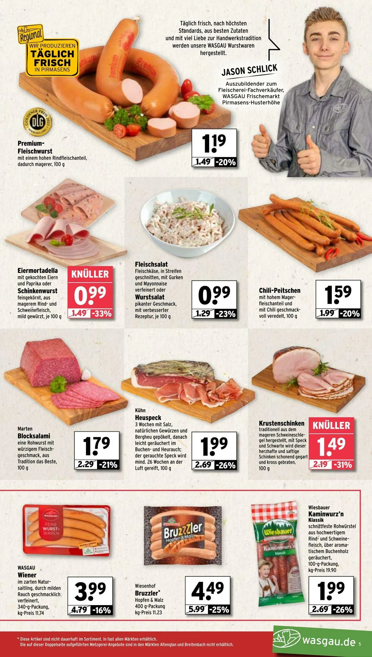 WASGAU Aktueller Prospekt von 27. Juli bis 10. August 2025 - Prospekt seite 5