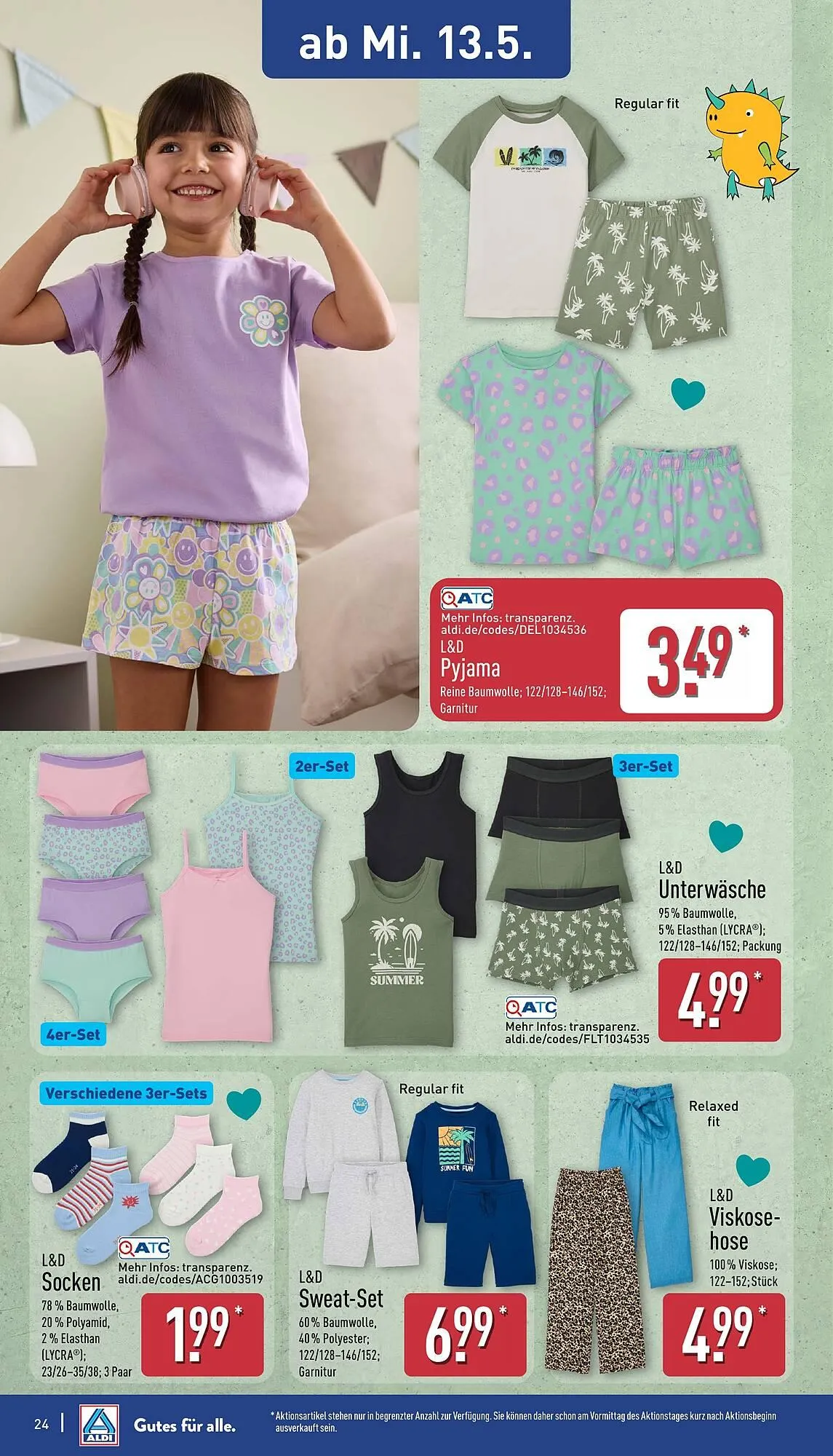 Aldi Nord Prospekt von 11. Mai bis 16. Mai 2026 - Prospekt seite 24