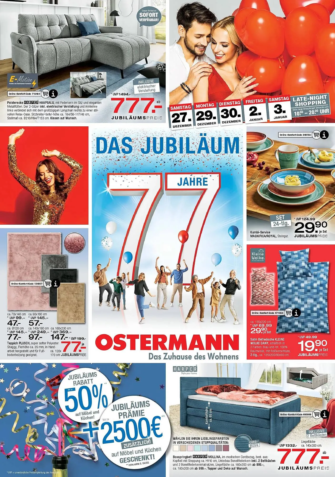 Ostermann Prospekt von 5. Dezember bis 26. Dezember 2025 - Prospekt seite 1