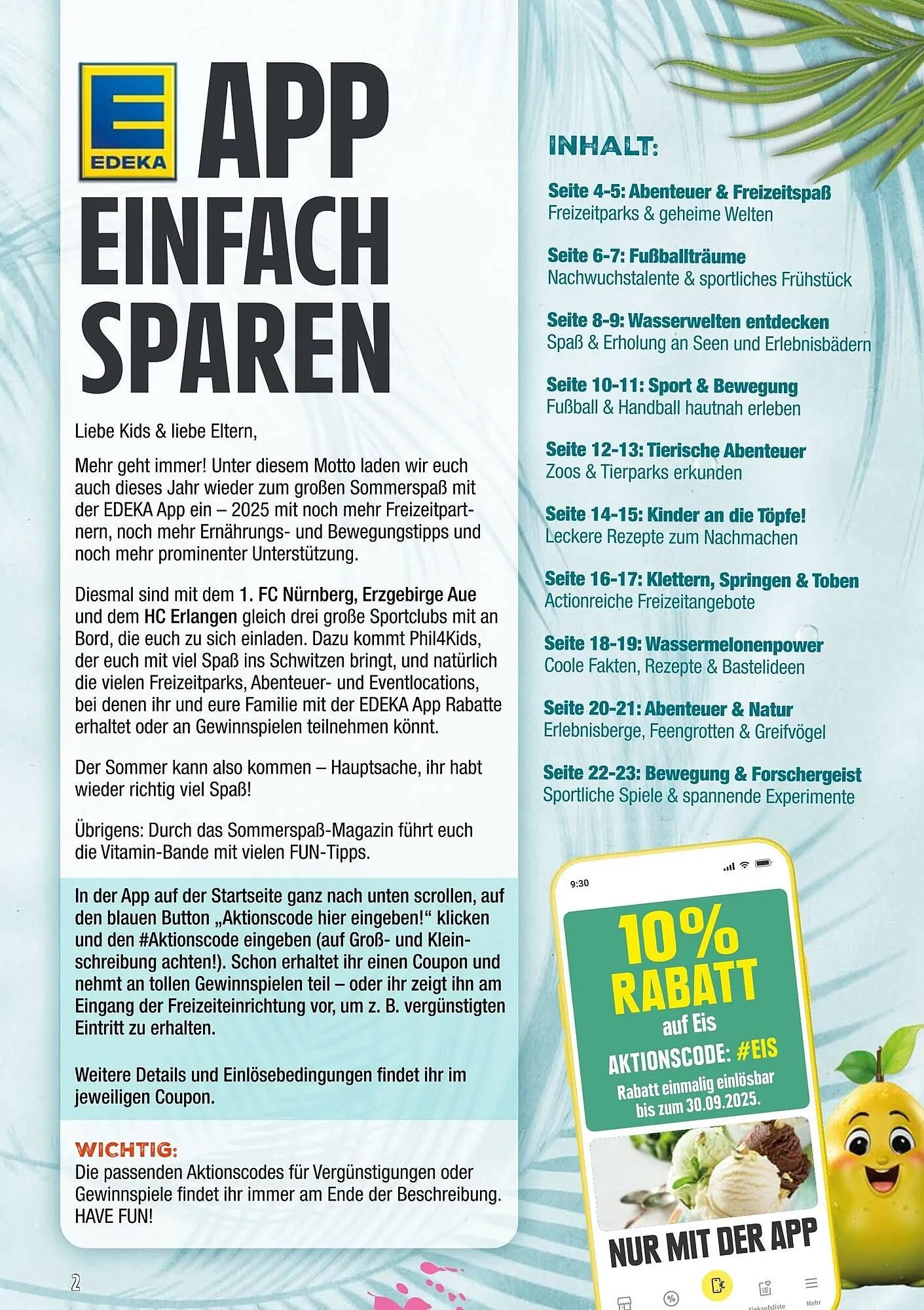 Edeka Prospekt von 23. Juni bis 30. September 2025 - Prospekt seite 2