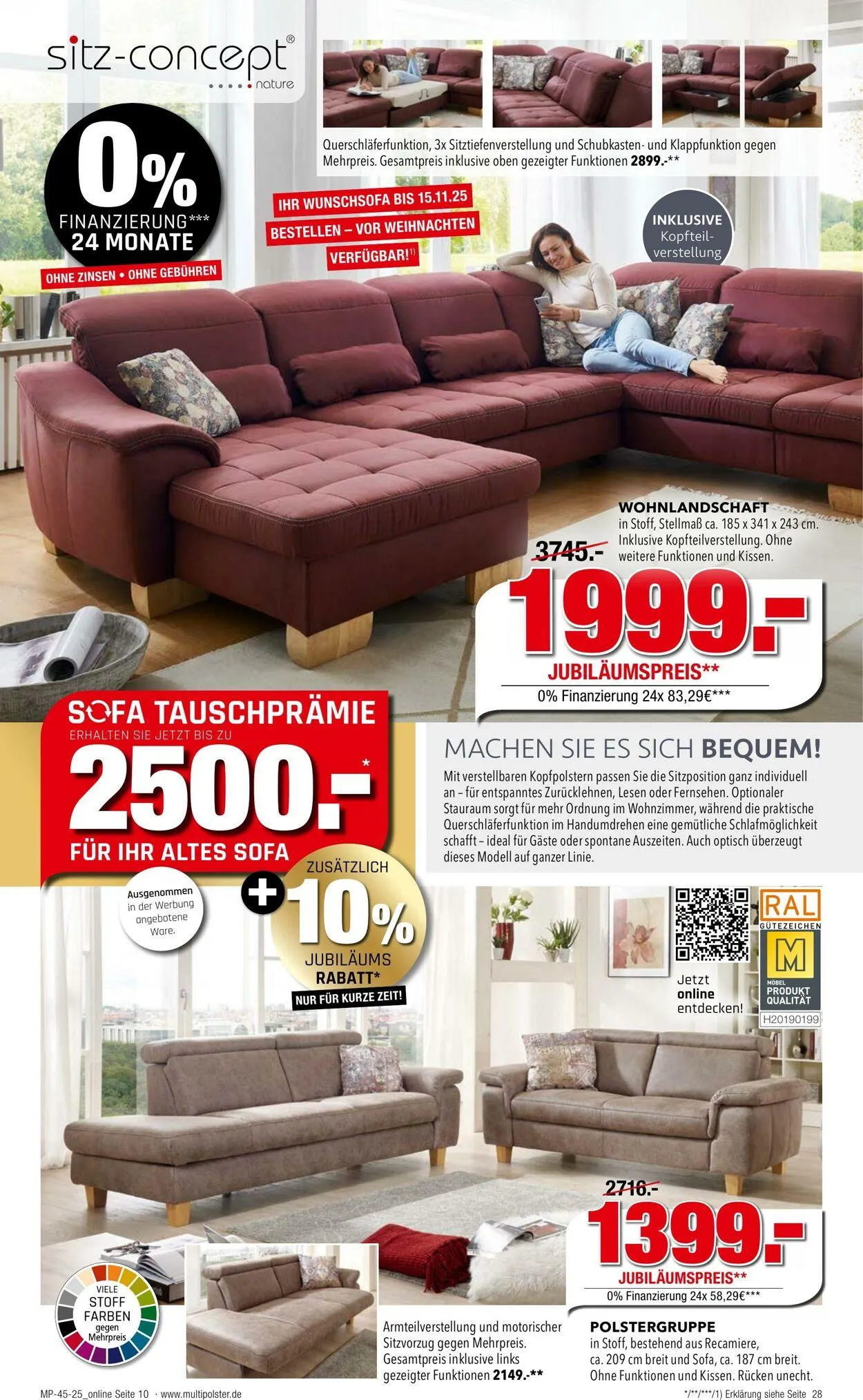 Multipolster Aktueller Prospekt von 5. November bis 19. November 2025 - Prospekt seite 10