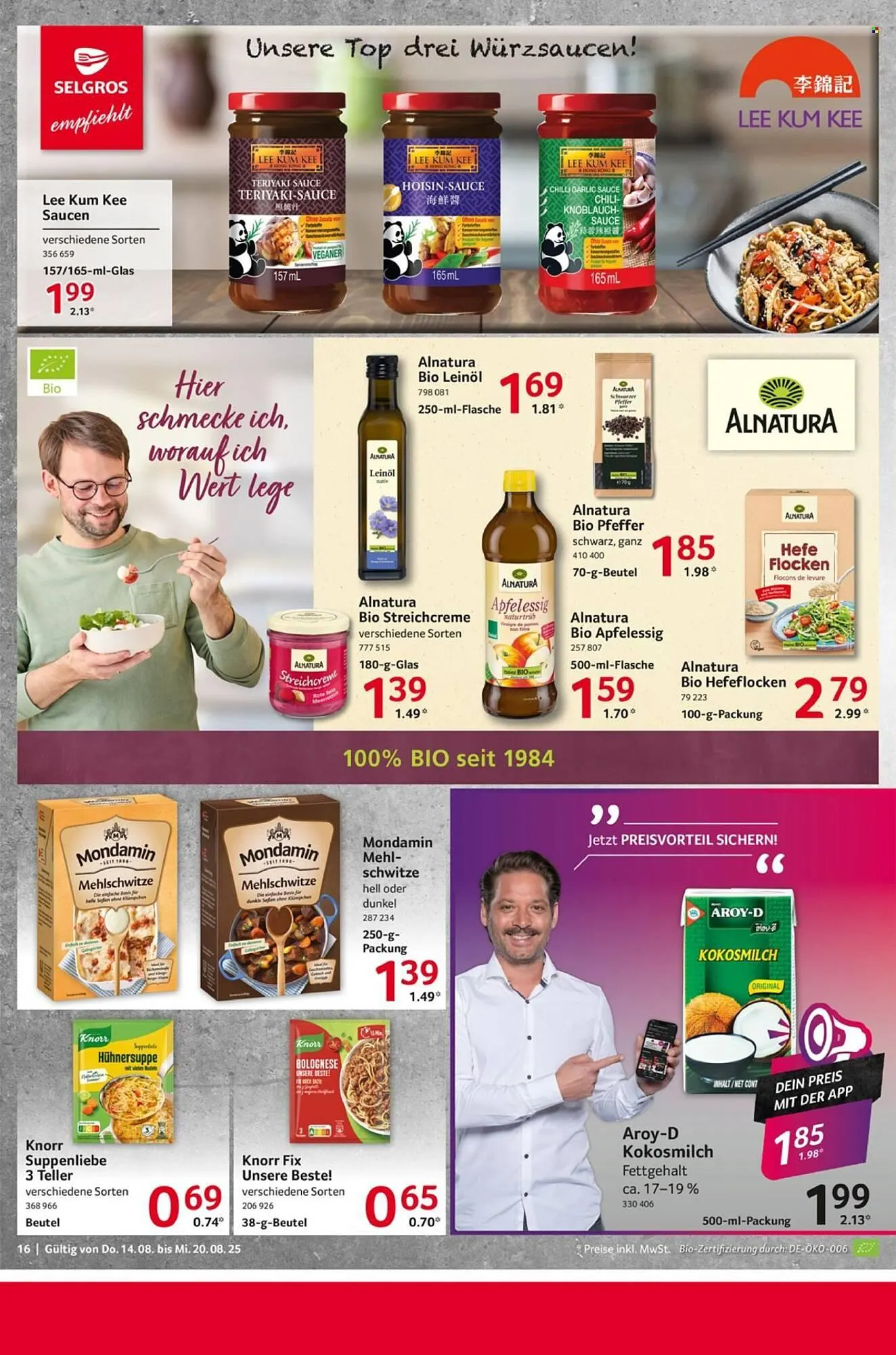 Selgros Prospekt von 14. August bis 20. August 2025 - Prospekt seite 16