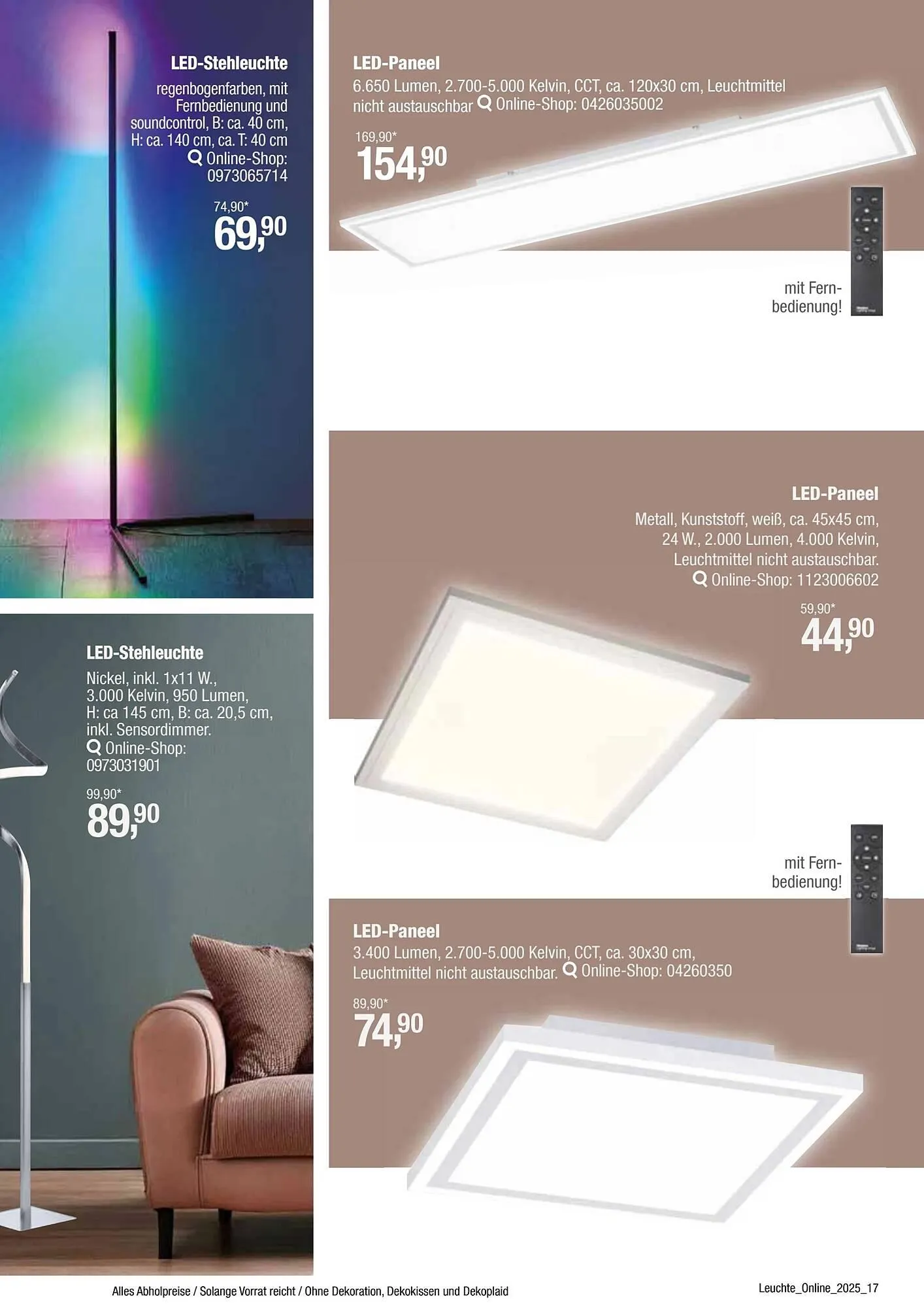 Opti Wohnwelt Prospekt von 25. Juli bis 1. Oktober 2025 - Prospekt seite 17