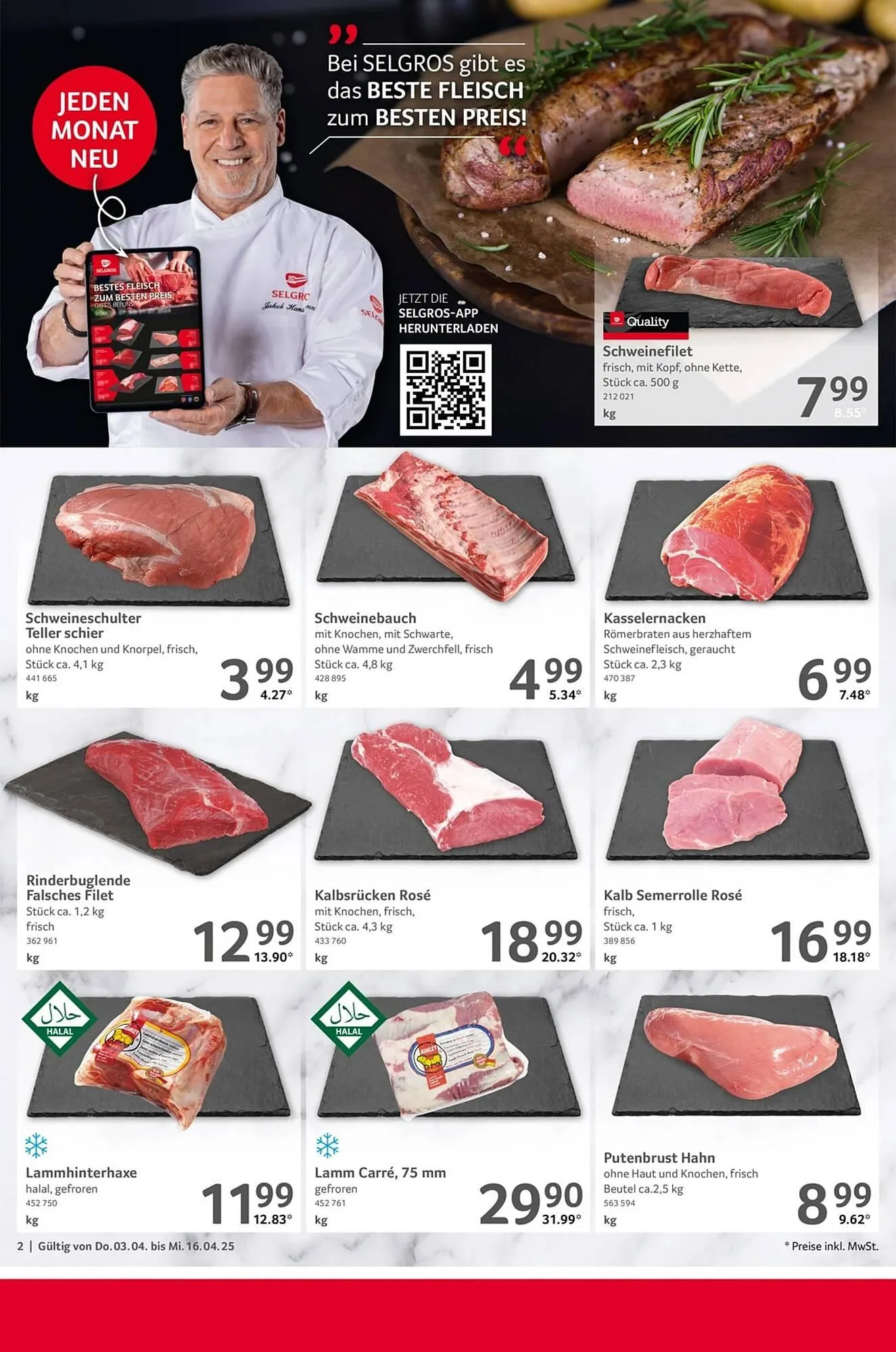 Selgros Prospekt von 3. April bis 16. April 2025 - Prospekt seite 2