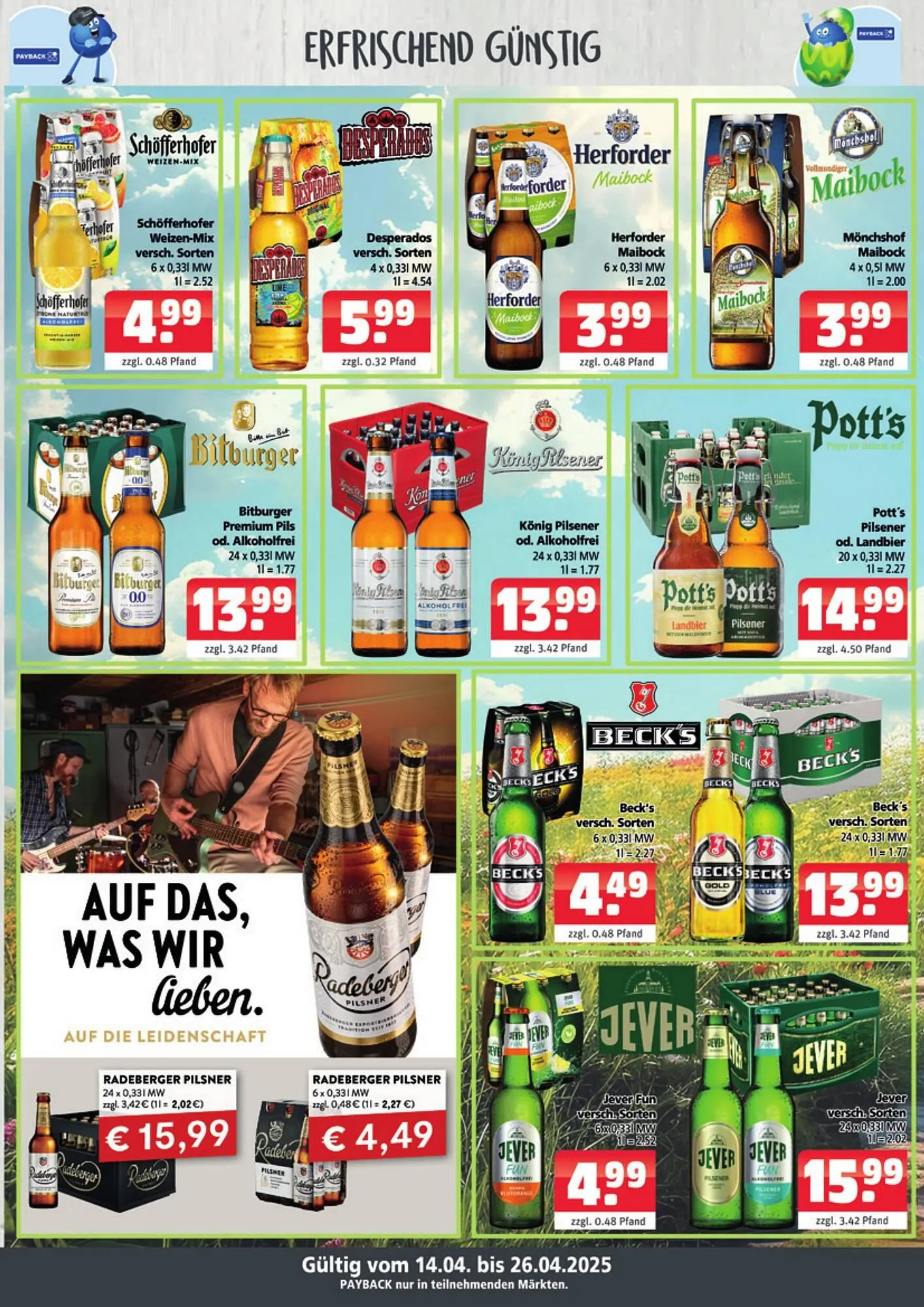 Getränkehaus Prospekt von 14. April bis 26. April 2025 - Prospekt seite 4