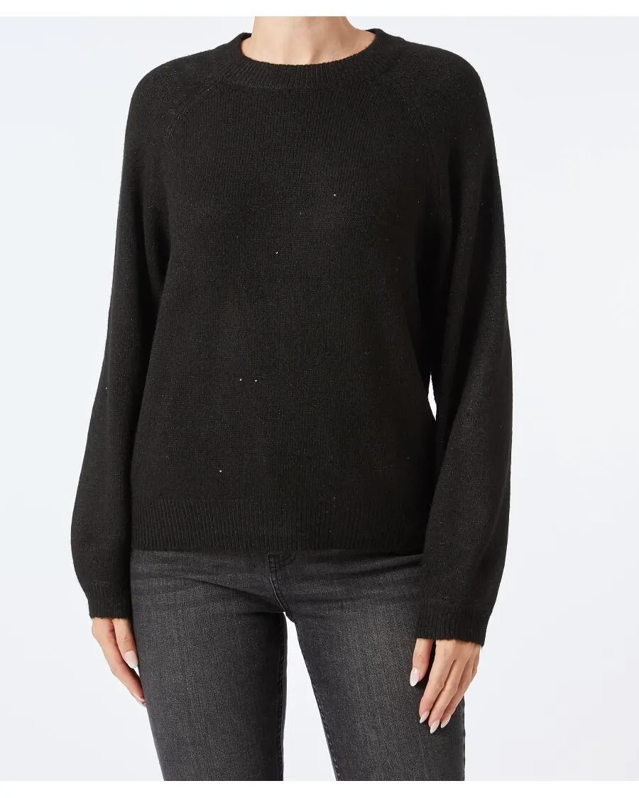 Strickpullover mit Pailletten