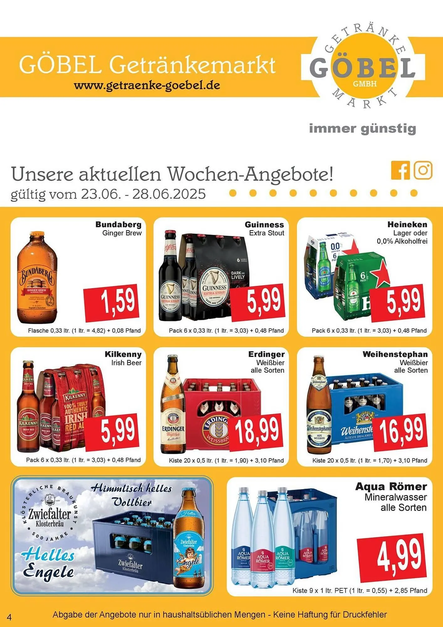 Getränke Göbel Prospekt - 1