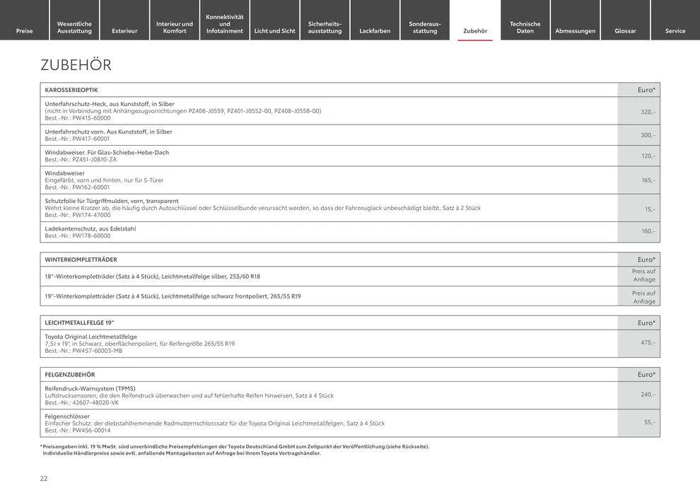 Toyota Land Cruiser von 1. Mai bis 1. Mai 2025 - Prospekt seite 22