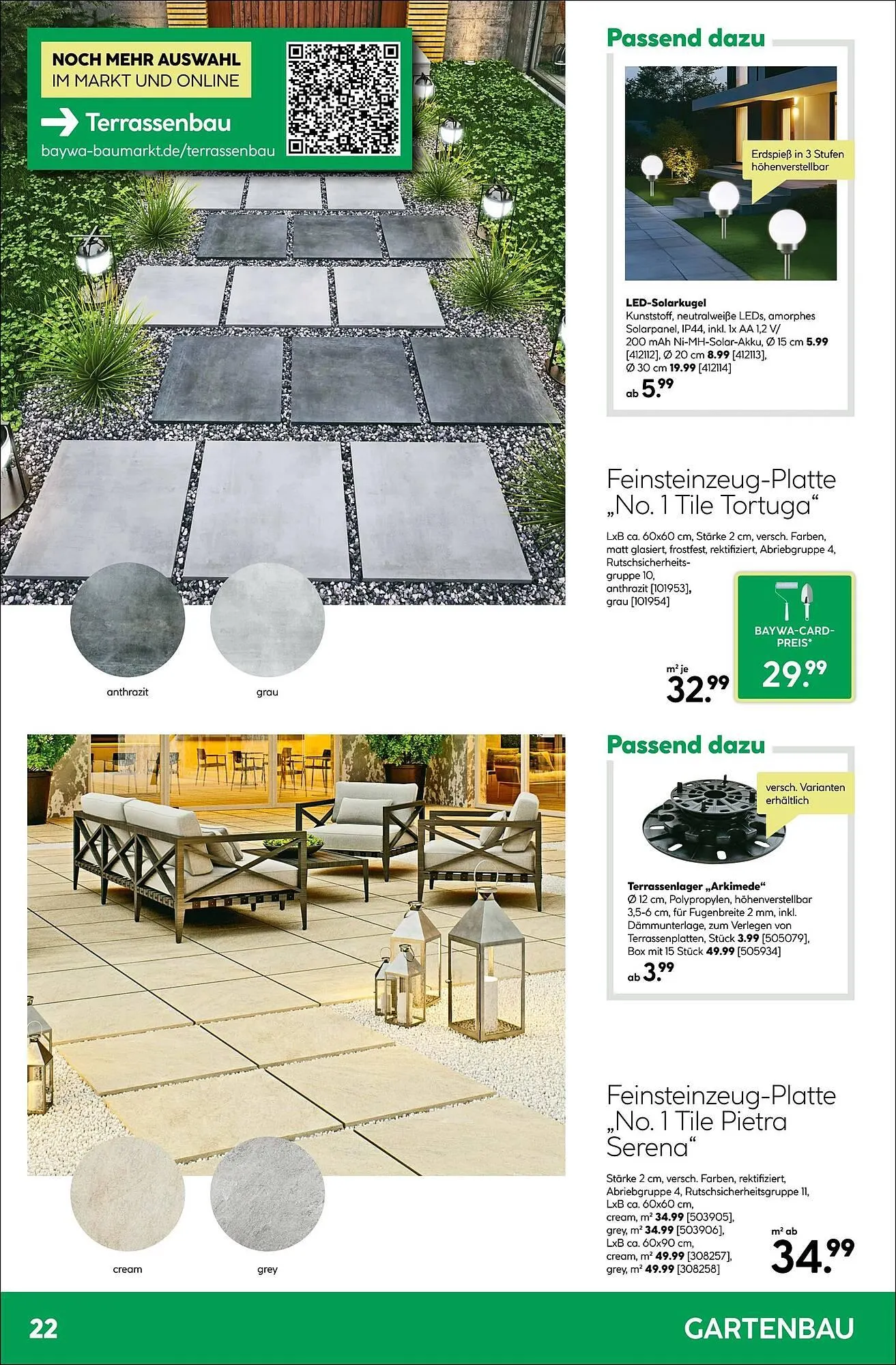 BayWa Prospekt von 31. März bis 6. April 2025 - Prospekt seite 22