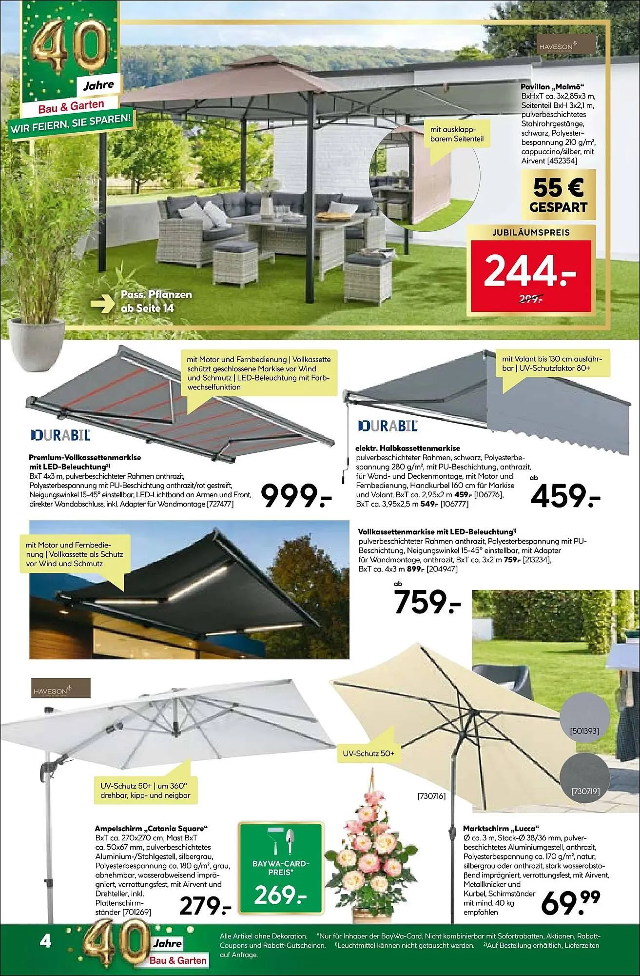 BayWa Bau & Garten Prospekt von 20. April bis 26. April 2026 - Prospekt seite 4