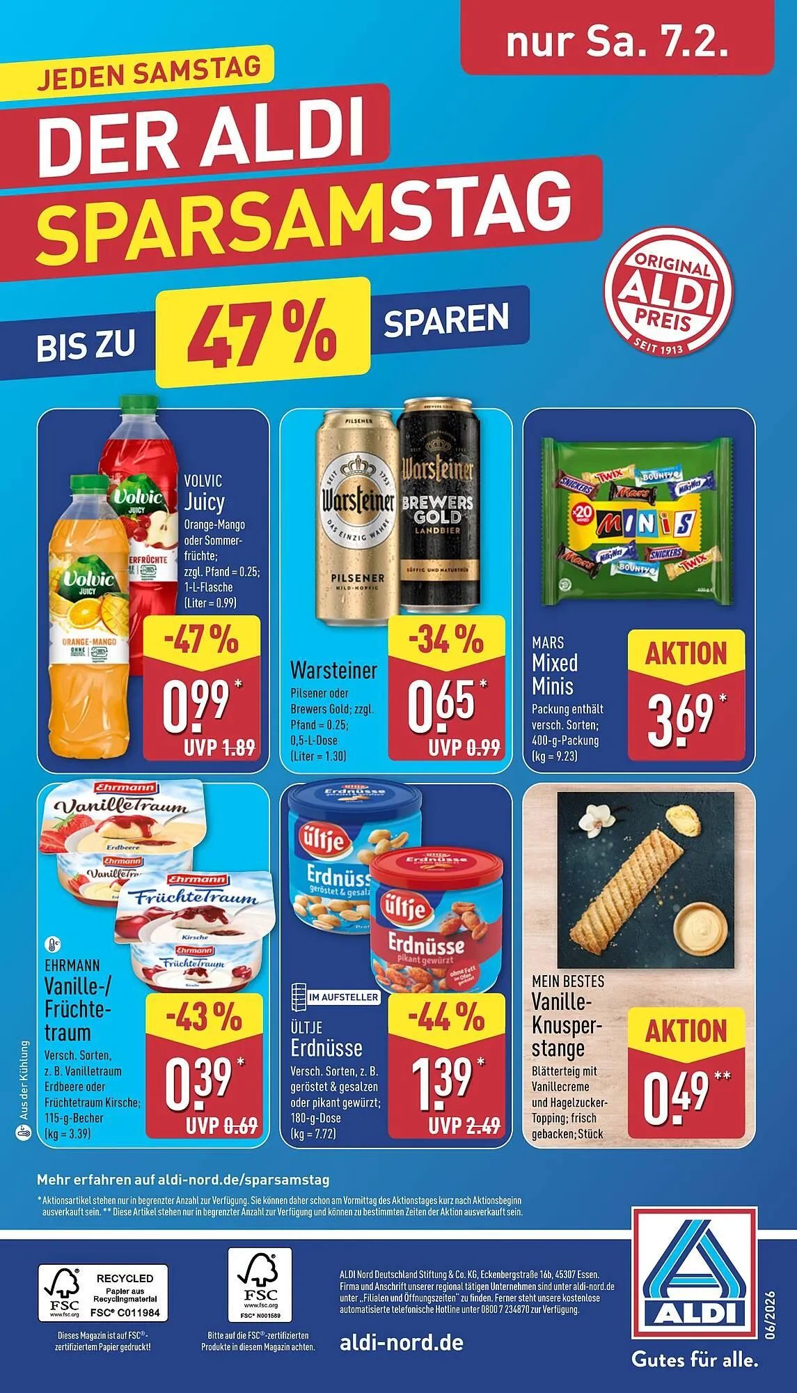Aldi Nord Prospekt von 2. Februar bis 7. Februar 2026 - Prospekt seite 34