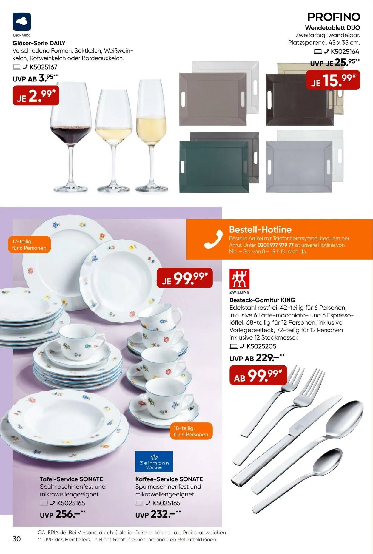 GALERIA Kaufhof Aktueller Prospekt von 19. März bis 25. März 2025 - Prospekt seite 30