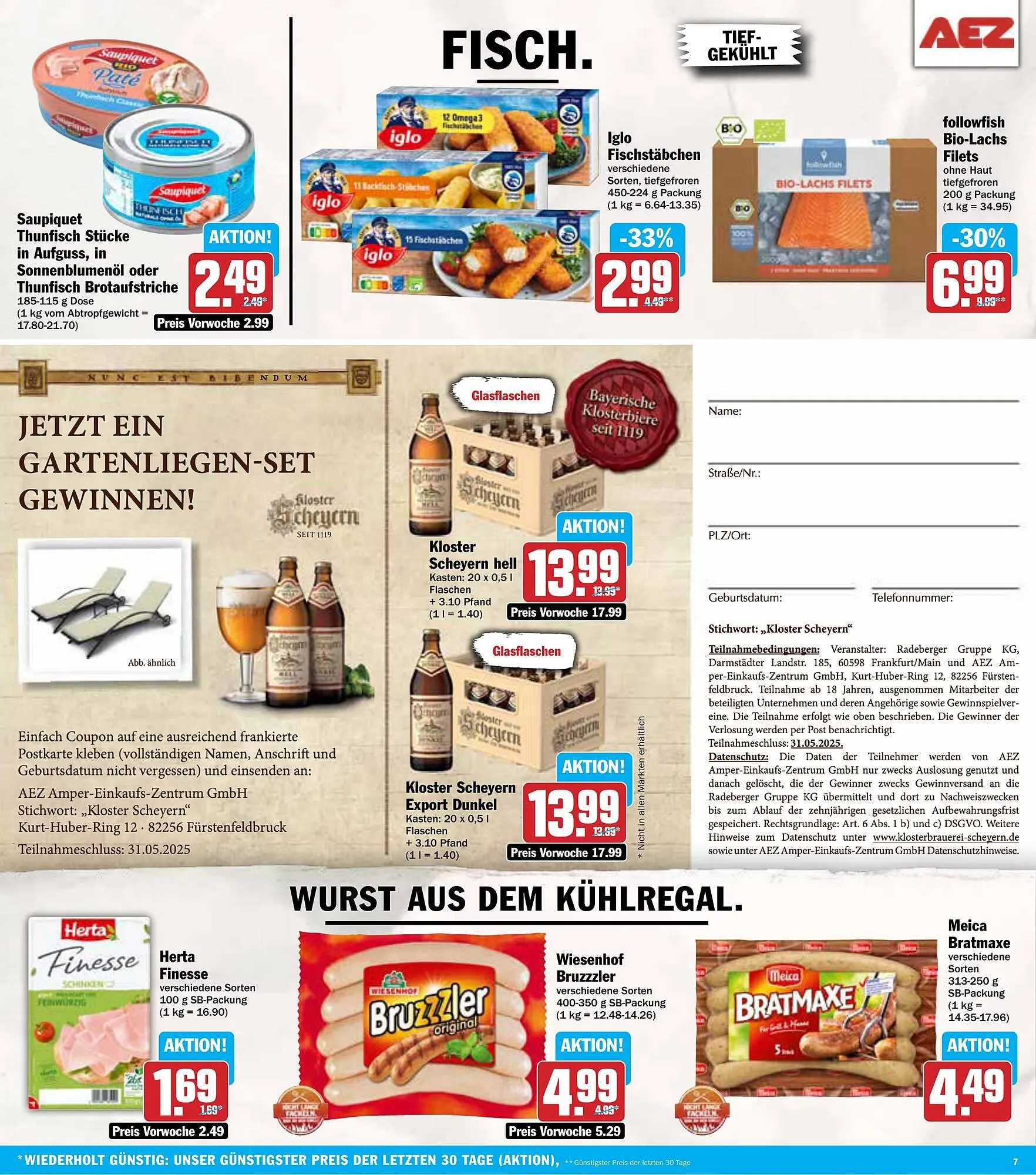 AEZ Prospekt von 19. Mai bis 24. Mai 2025 - Prospekt seite 7