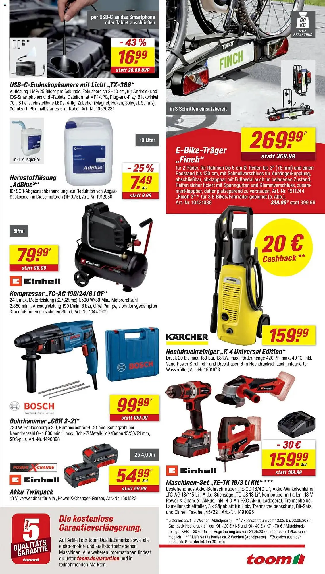 Toom Baumarkt Prospekt von 11. April bis 17. April 2026 - Prospekt seite 13