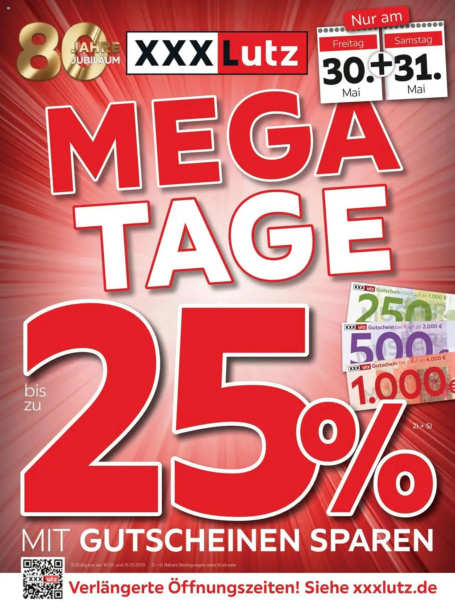 XXXLutz Prospekt von 25. Mai bis 8. Juni 2025 - Prospekt seite 1