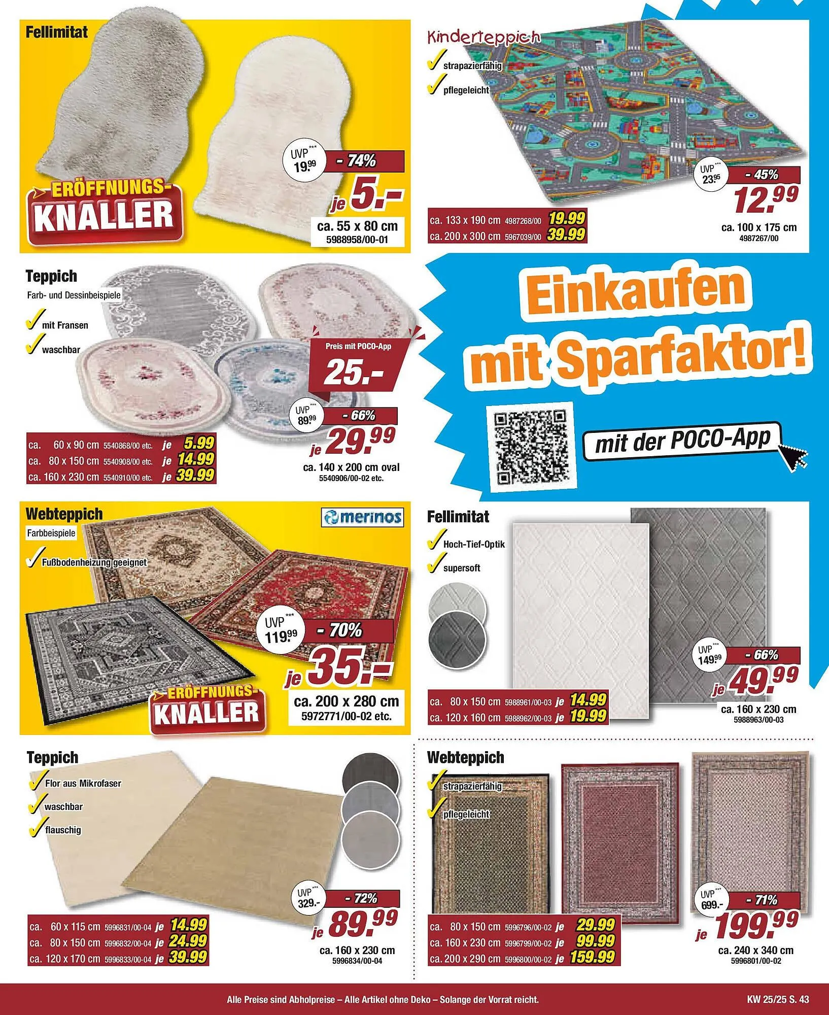 Poco Prospekt von 13. Juni bis 20. Juni 2025 - Prospekt seite 43