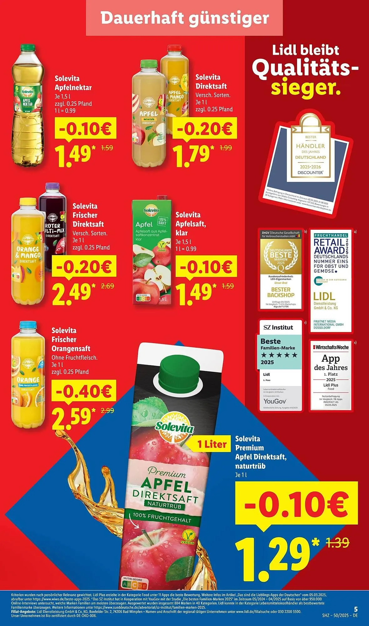 Lidl Prospekt von 8. Dezember bis 1. Januar 2026 - Prospekt seite 5