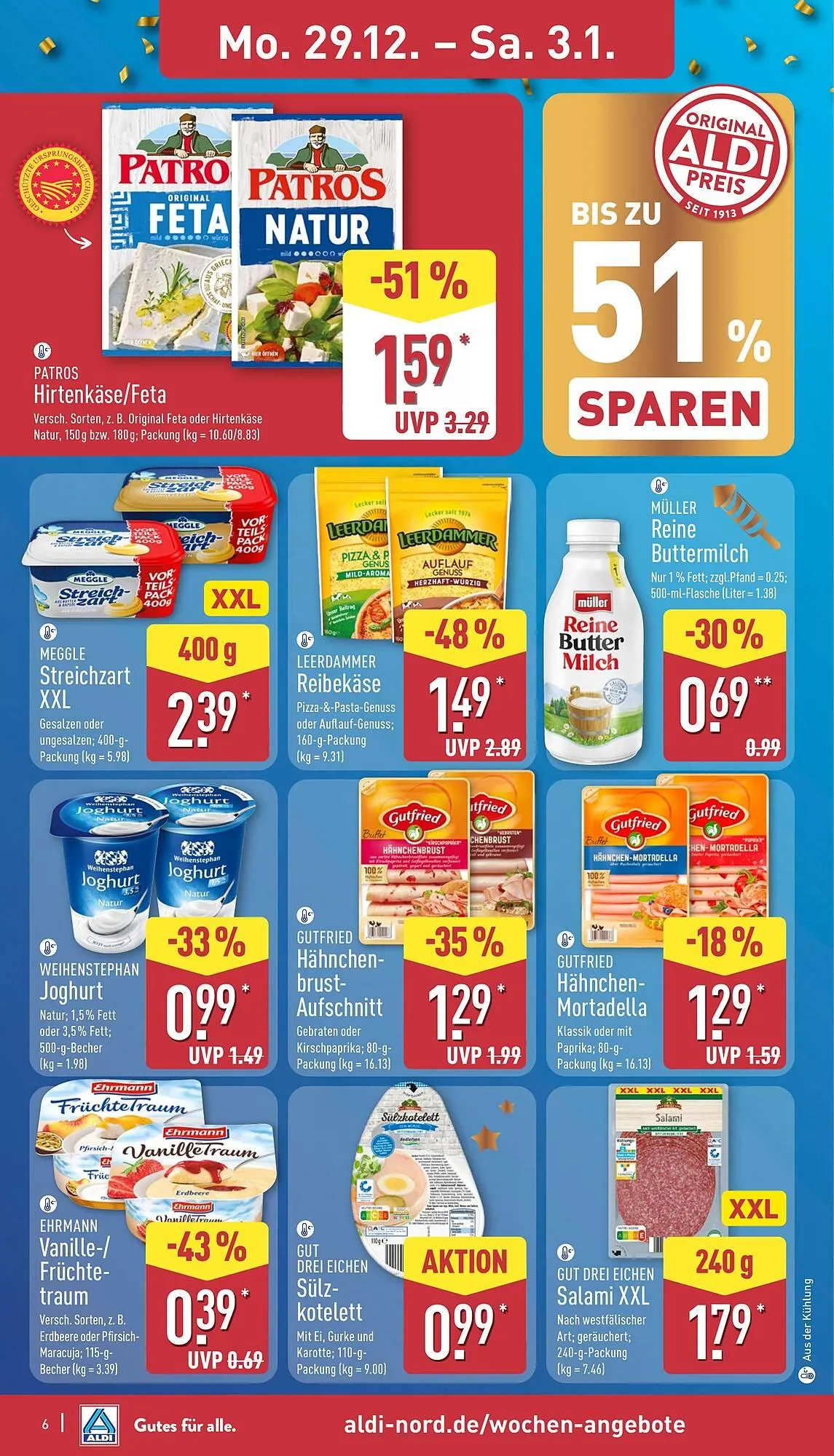 Aldi Nord Prospekt von 29. Dezember bis 3. Januar 2026 - Prospekt seite 6