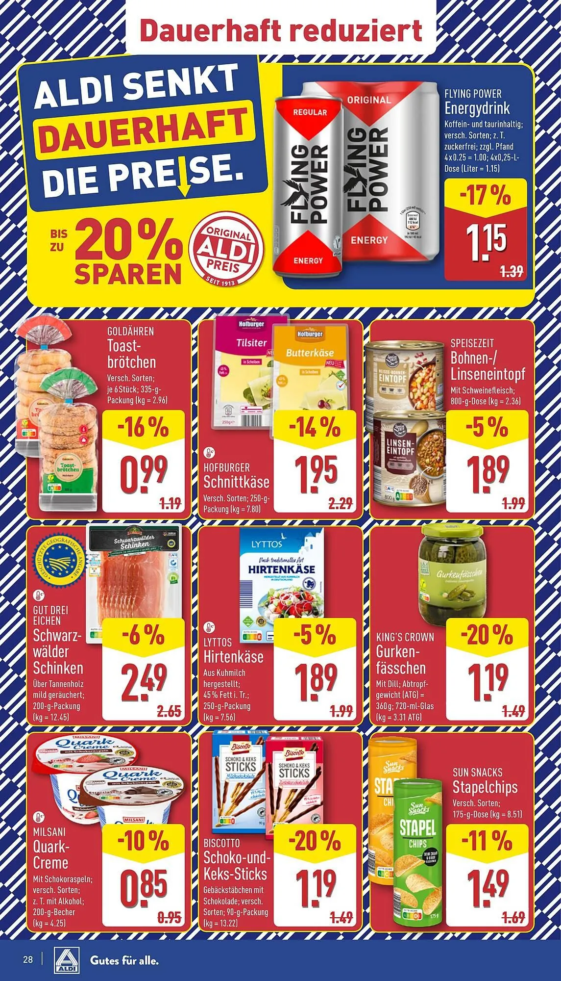 Aldi Nord Prospekt von 16. Juni bis 21. Juni 2025 - Prospekt seite 28