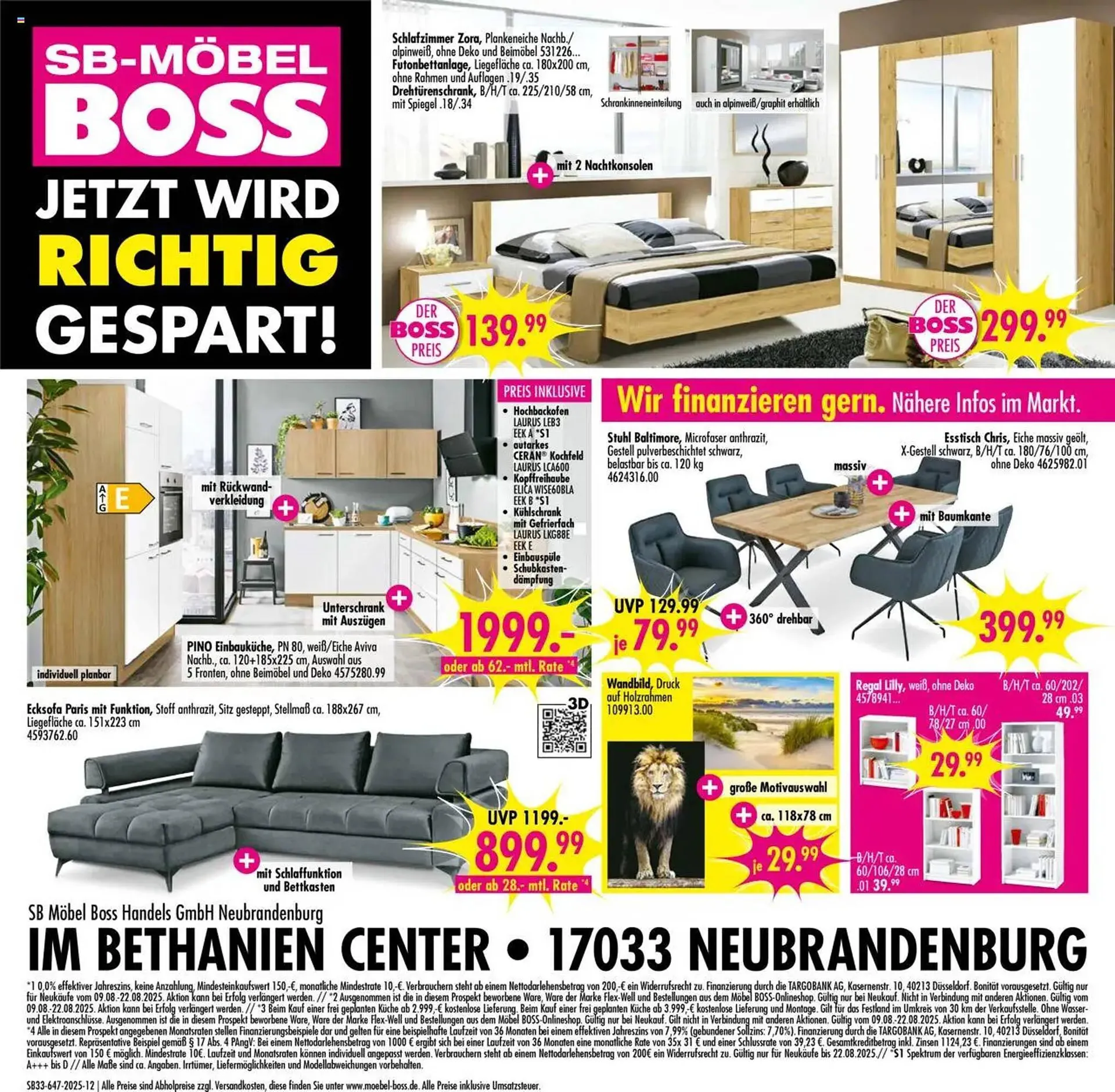 Möbel Boss Prospekt von 9. August bis 22. August 2025 - Prospekt seite 12
