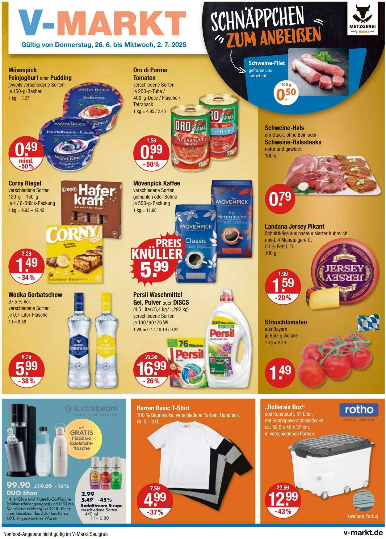 V-Markt Aktueller Prospekt von 26. Juni bis 2. Juli 2025 - Prospekt seite 1