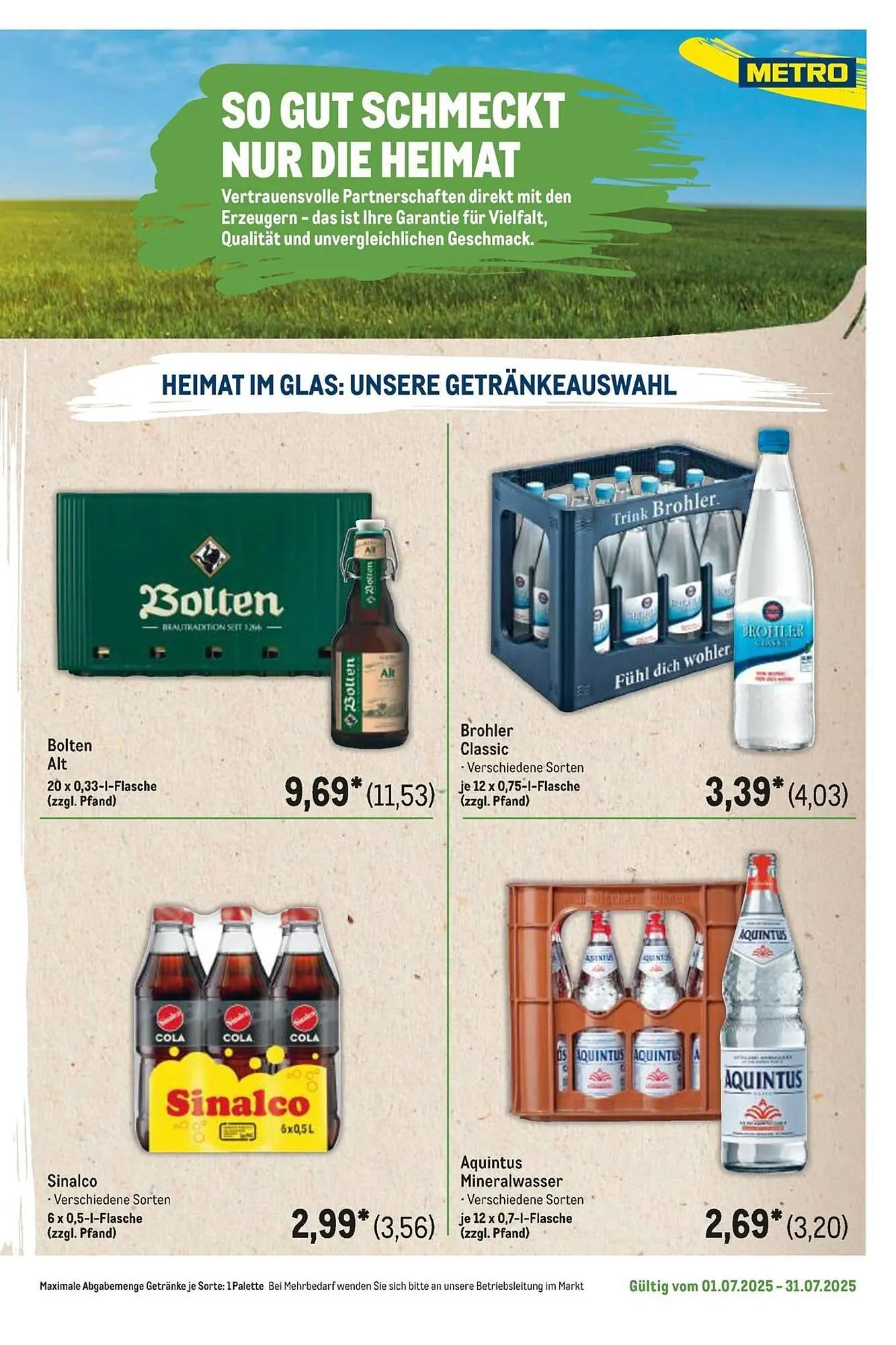 METRO Prospekt von 1. Juli bis 31. Juli 2025 - Prospekt seite 51
