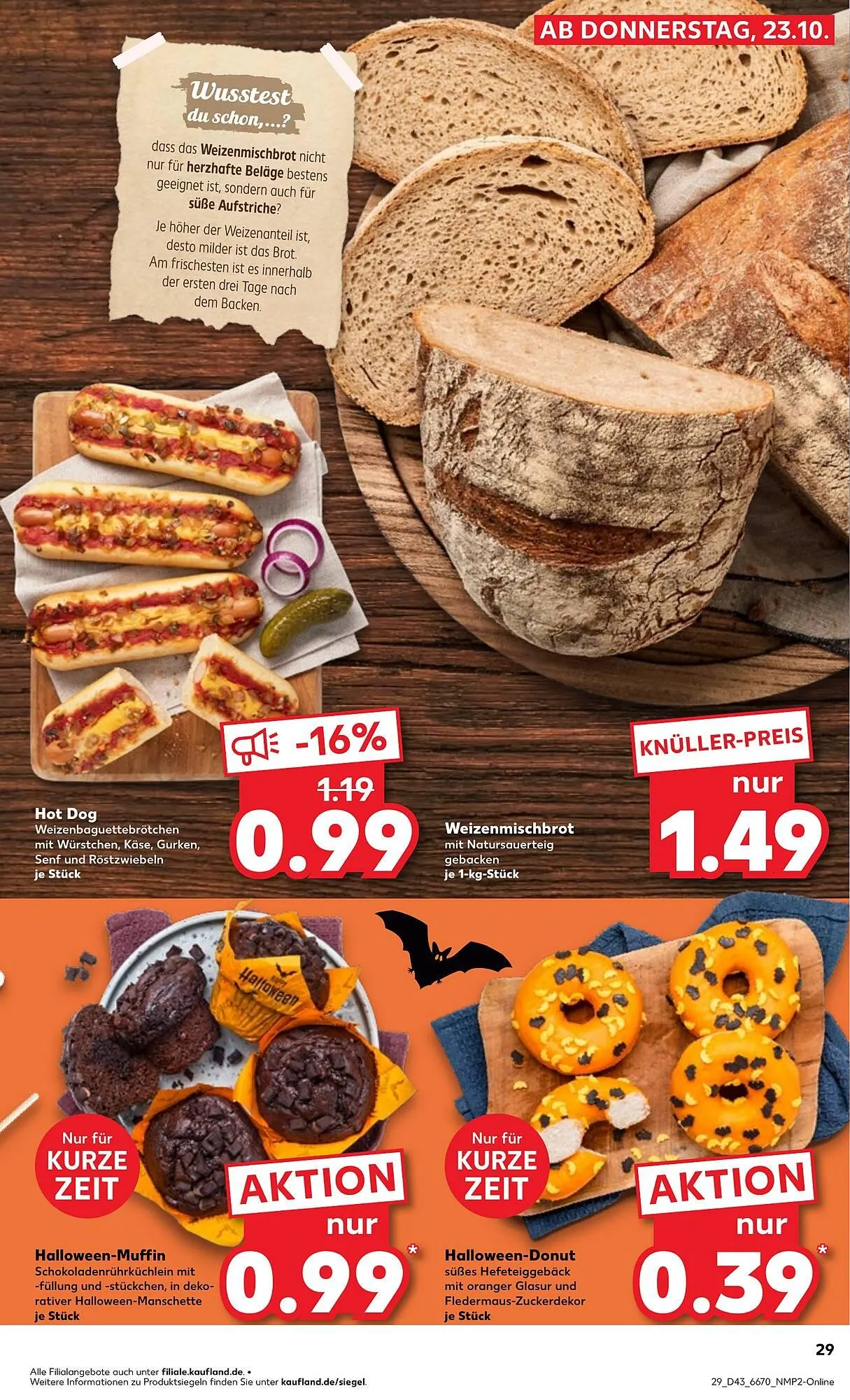 Kaufland Prospekt von 23. Oktober bis 29. Oktober 2025 - Prospekt seite 29