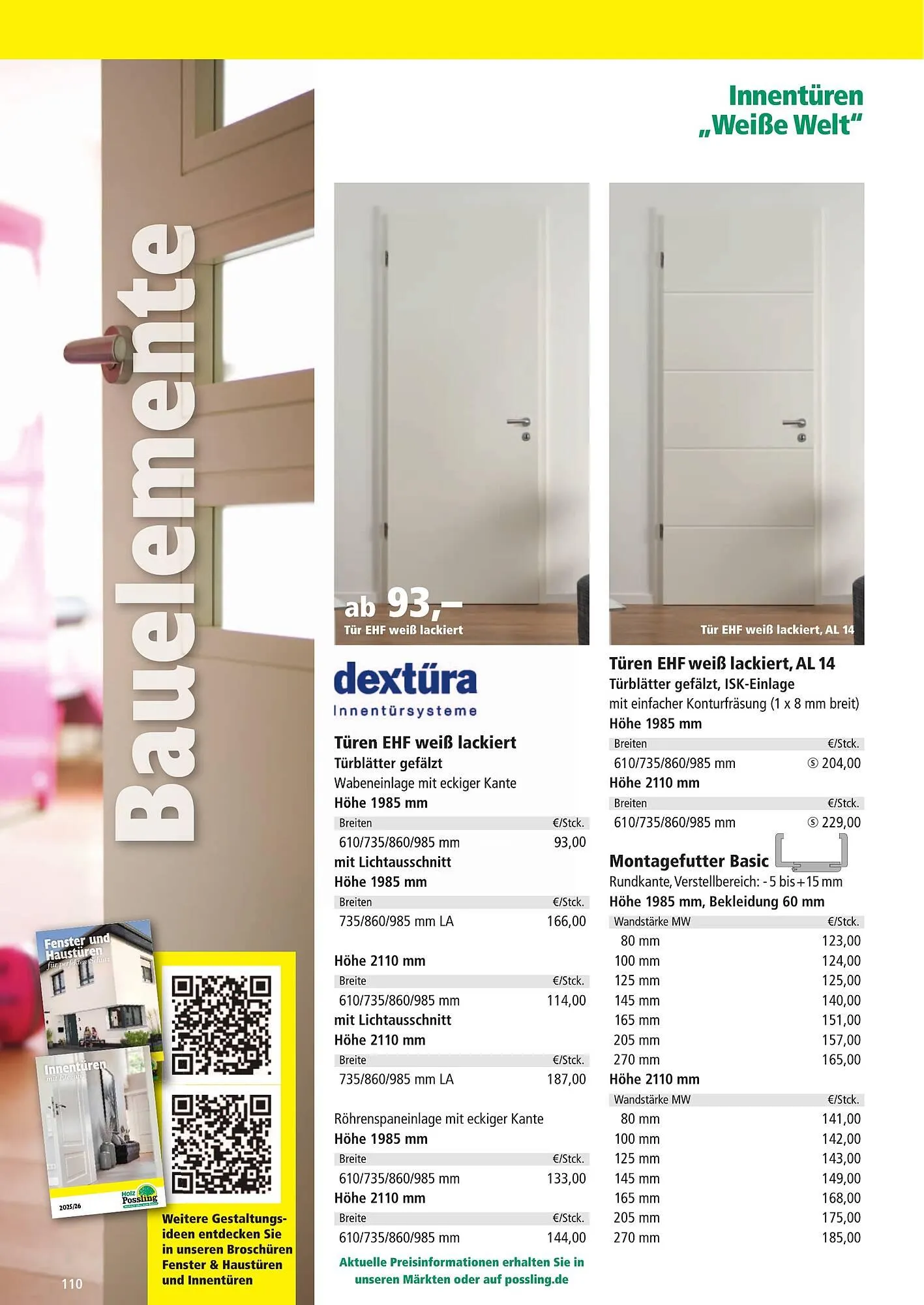 Holz Possling Prospekt von 1. April bis 31. Juli 2026 - Prospekt seite 110