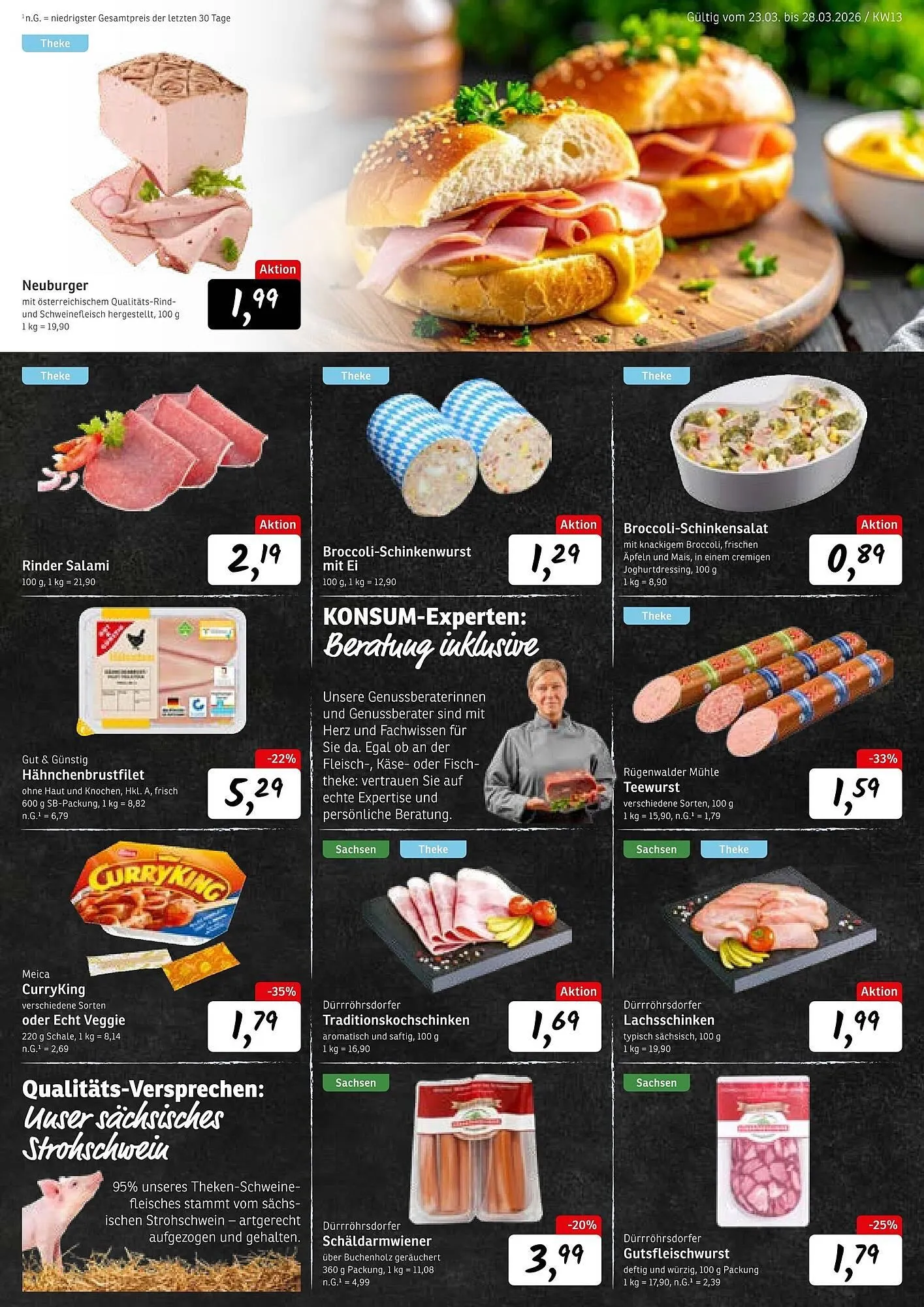 KONSUM Prospekt von 23. März bis 28. März 2026 - Prospekt seite 7