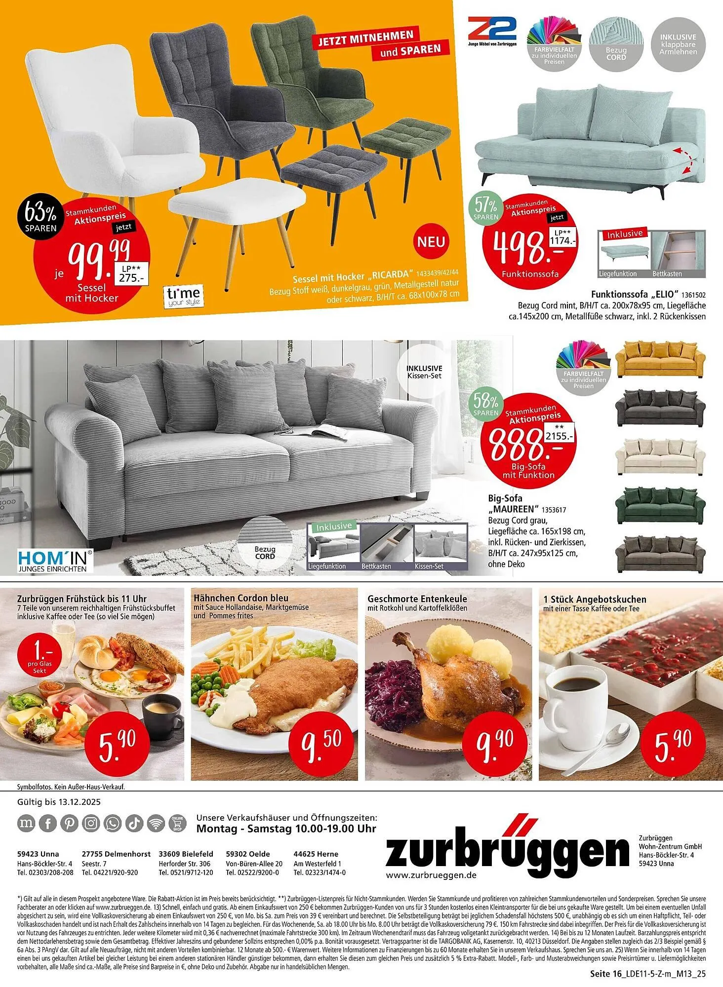Zurbrüggen Prospekt von 8. November bis 13. Dezember 2025 - Prospekt seite 54
