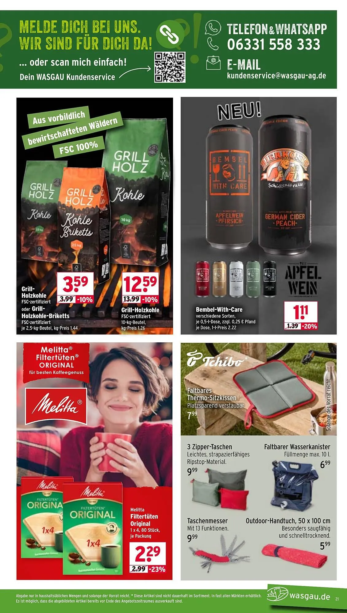 Wasgau Prospekt von 27. April bis 2. Mai 2026 - Prospekt seite 21