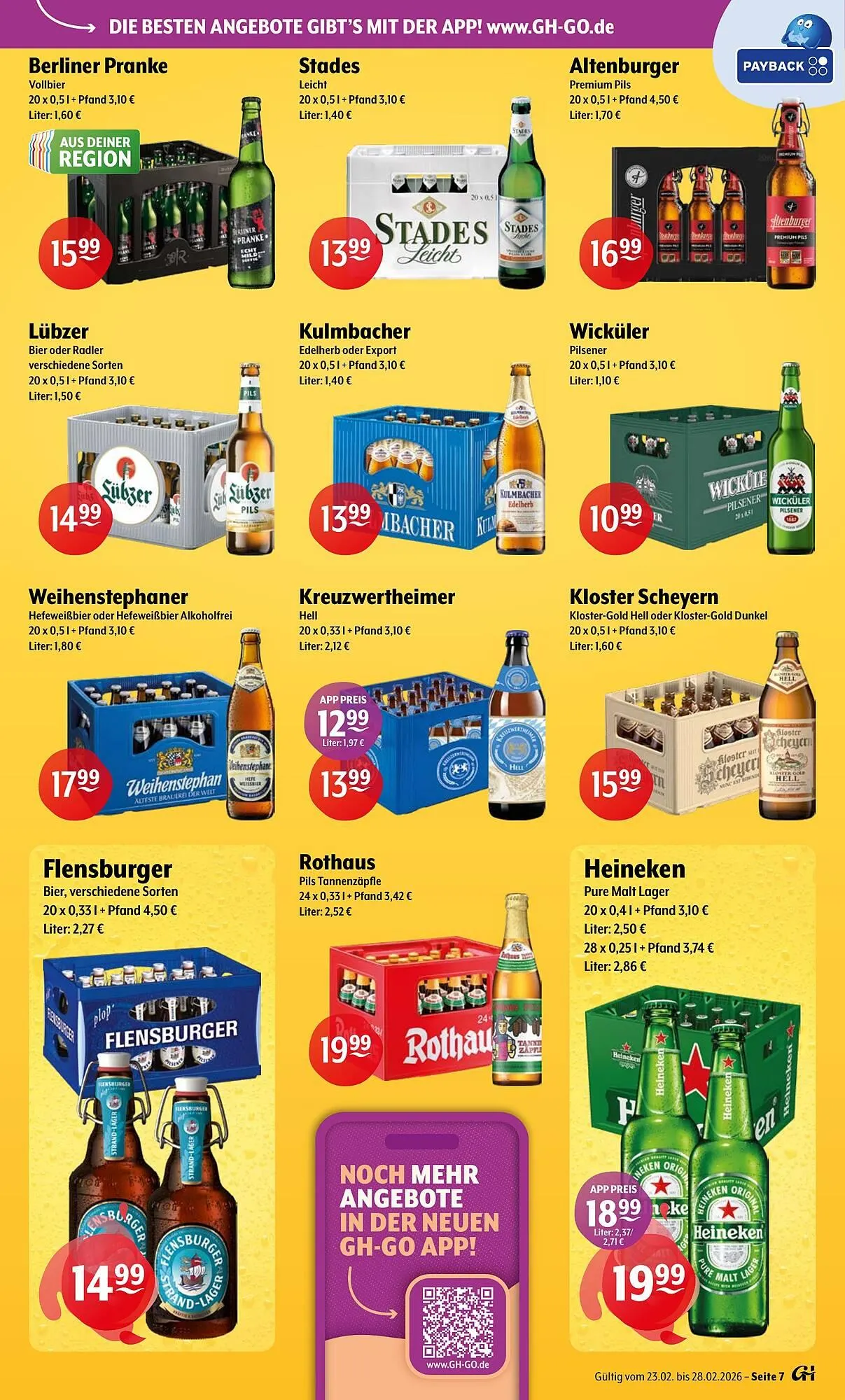 Getränke Hoffmann Prospekt von 23. Februar bis 28. Februar 2026 - Prospekt seite 7