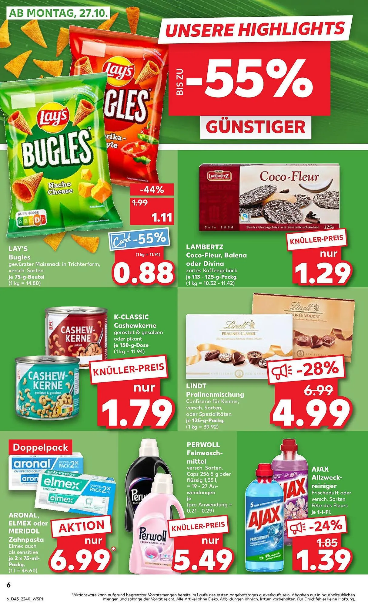 Kaufland Prospekt von 26. Oktober bis 29. Oktober 2025 - Prospekt seite 6