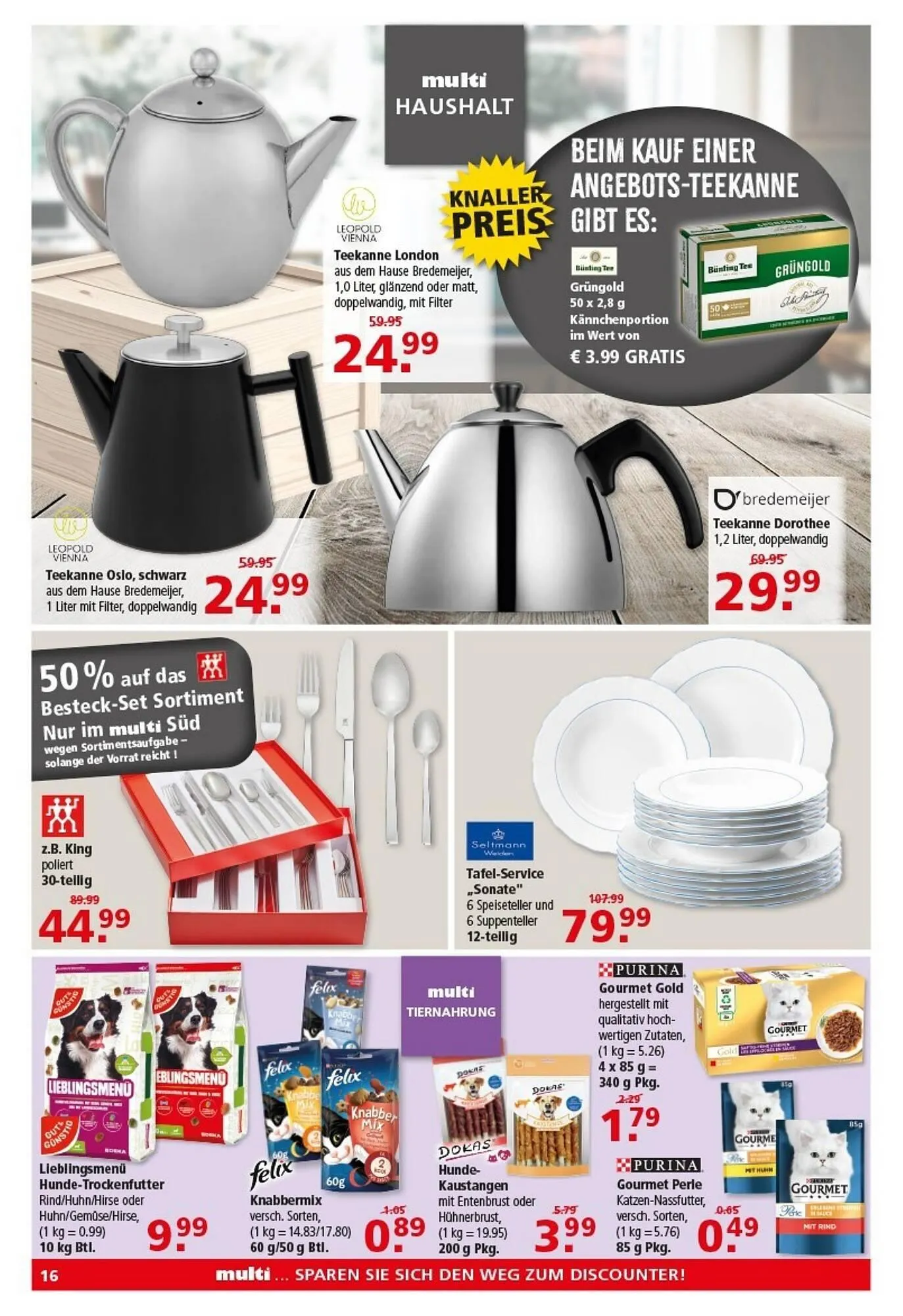 Multi Markt Prospekt von 30. März bis 4. April 2026 - Prospekt seite 16