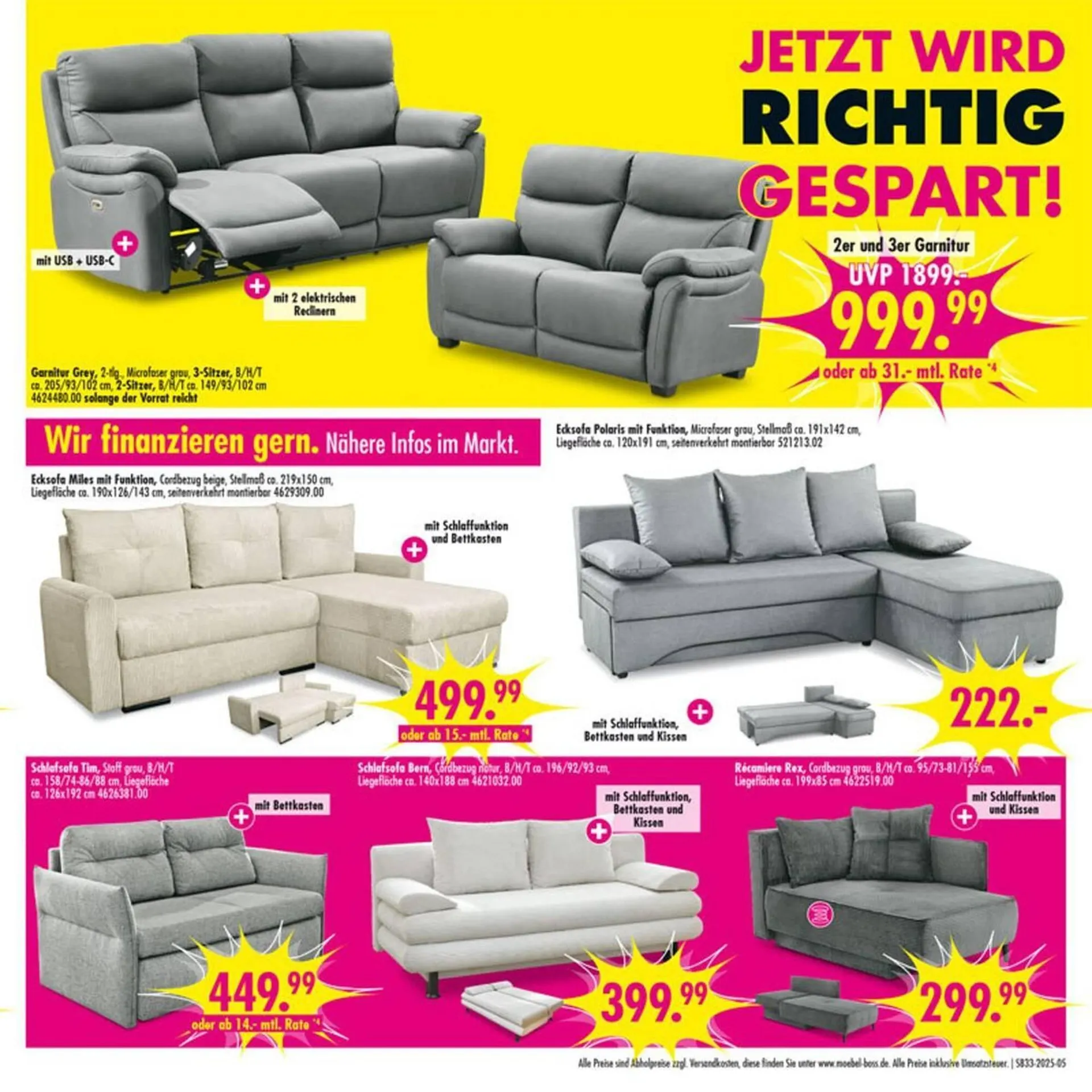 Möbel Boss Prospekt von 11. August bis 24. August 2025 - Prospekt seite 5