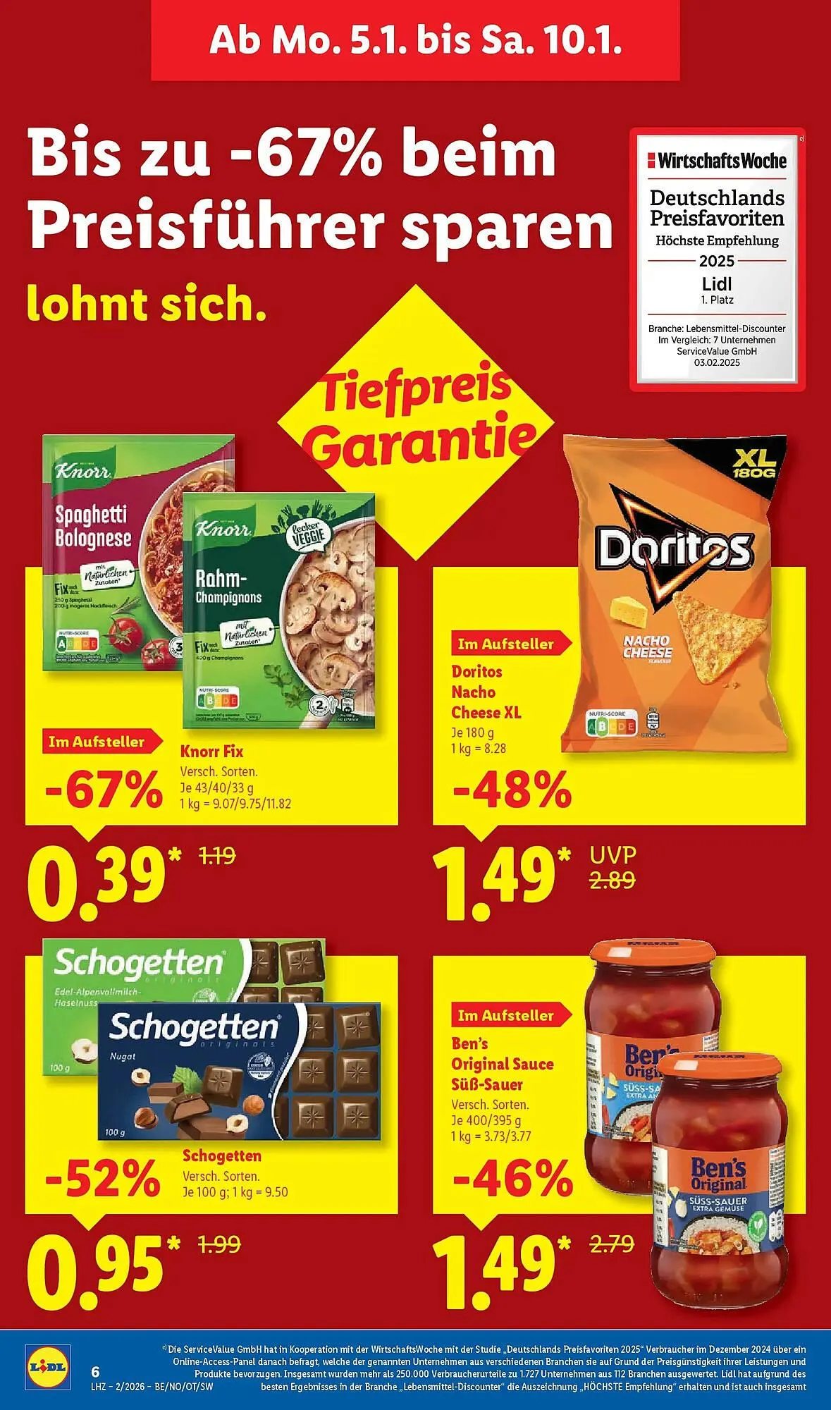 Lidl Prospekt von 4. Januar bis 10. Januar 2026 - Prospekt seite 12