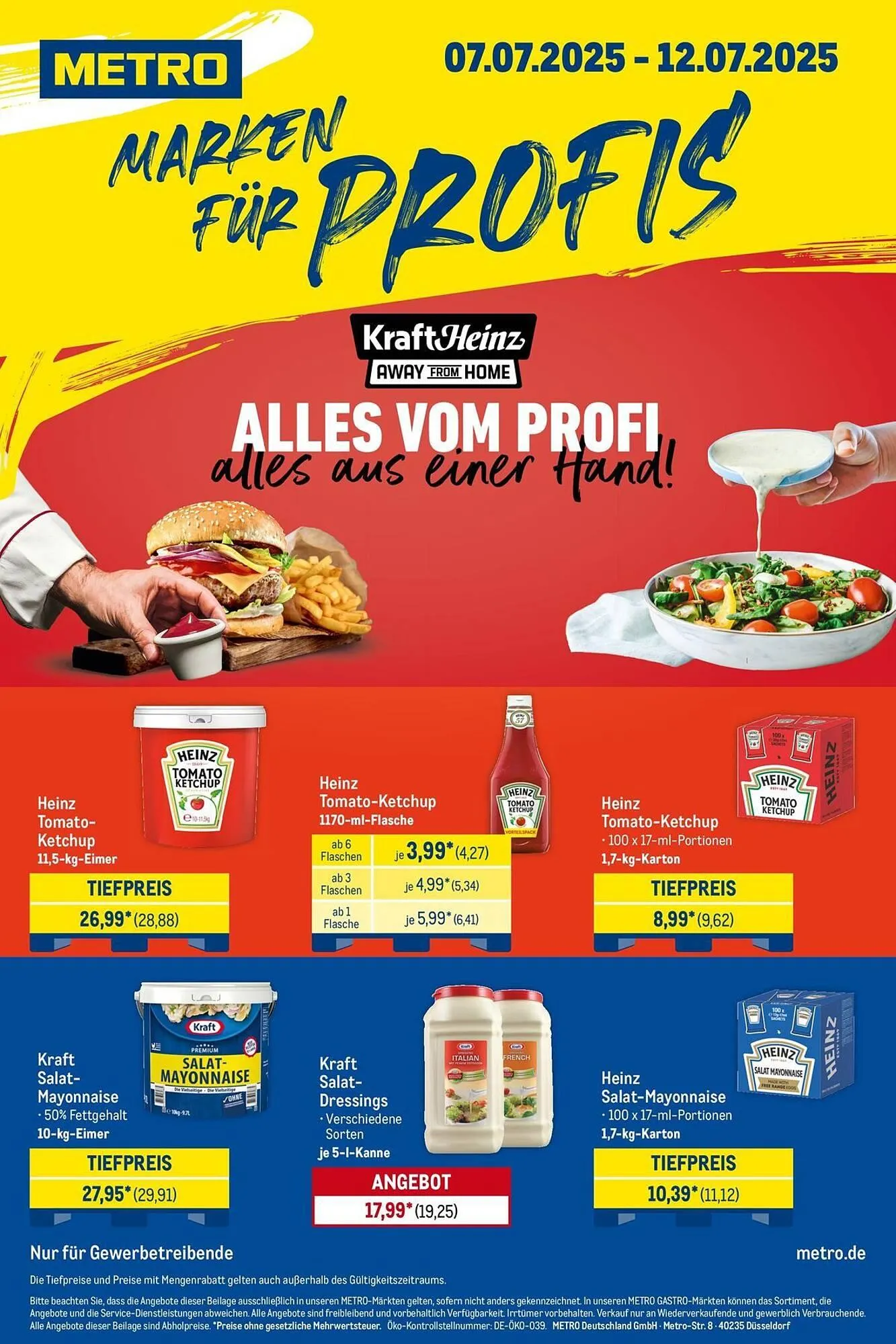 METRO Prospekt von 7. Juli bis 12. Juli 2025 - Prospekt seite 1