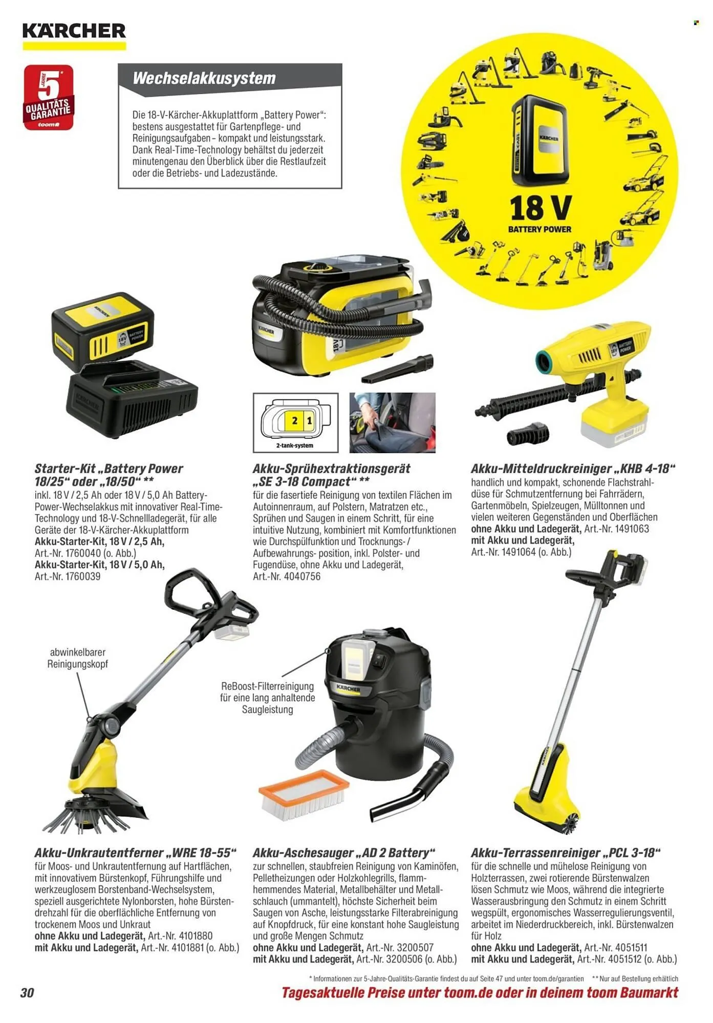 Toom Baumarkt Prospekt von 28. März bis 30. Juni 2026 - Prospekt seite 30