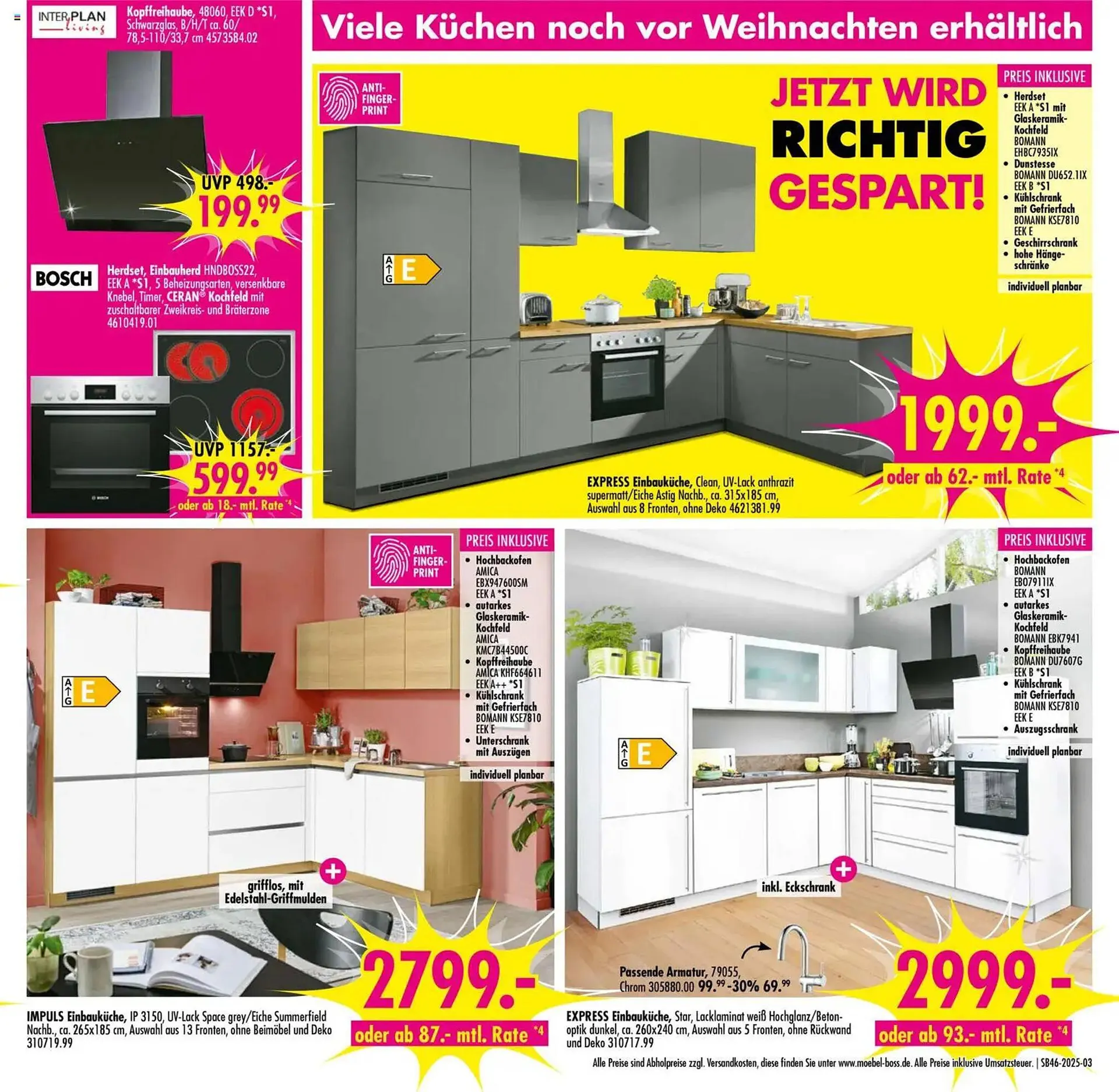 Möbel Boss Prospekt von 8. November bis 14. November 2025 - Prospekt seite 3