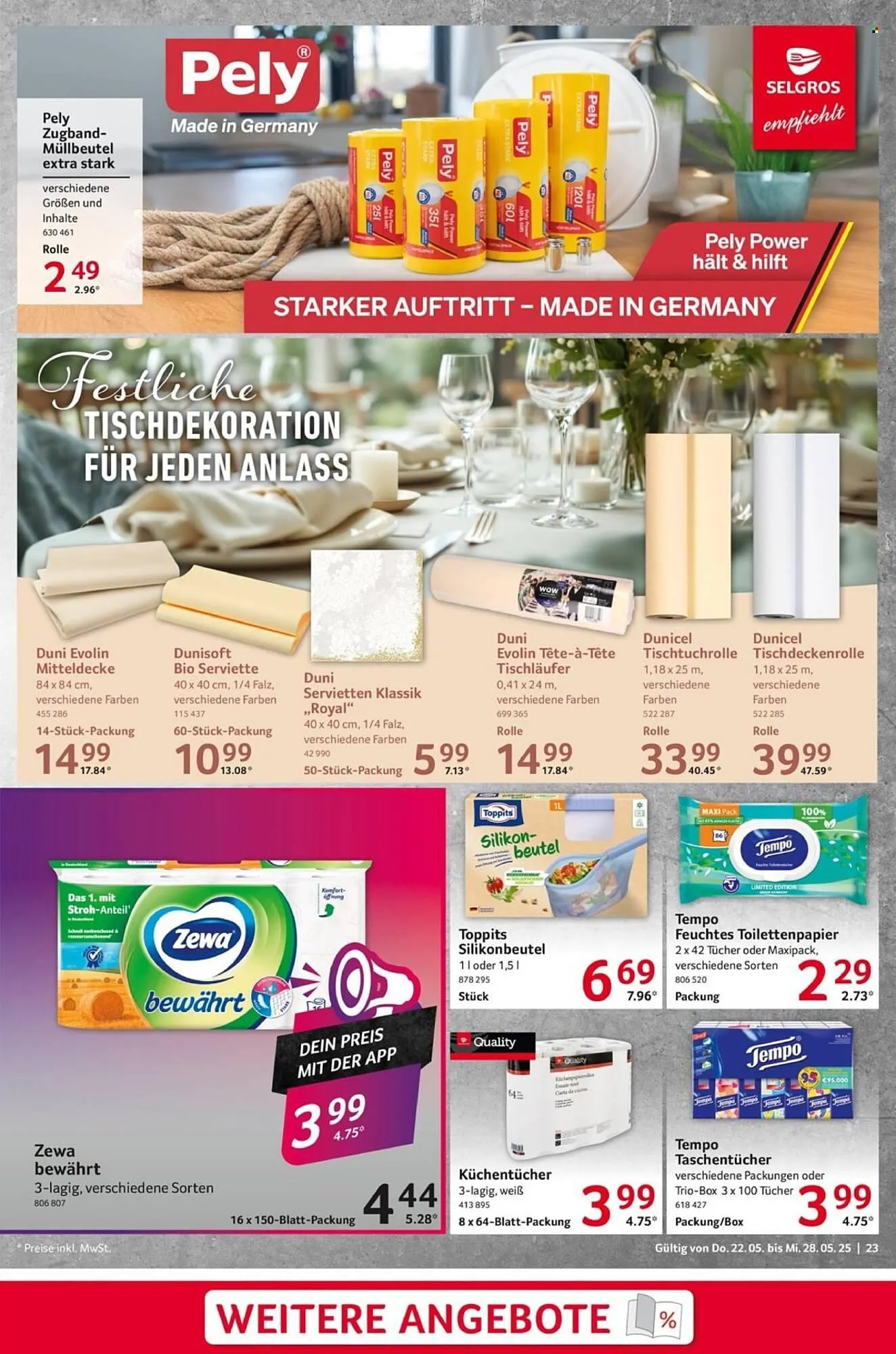 Selgros Prospekt von 22. Mai bis 28. Mai 2025 - Prospekt seite 23