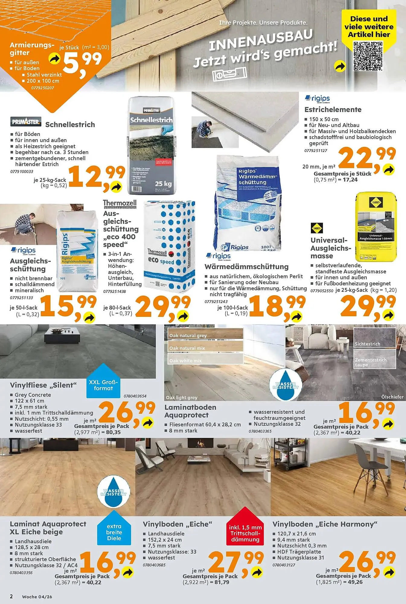 Globus Baumarkt Prospekt von 18. Januar bis 24. Januar 2026 - Prospekt seite 2