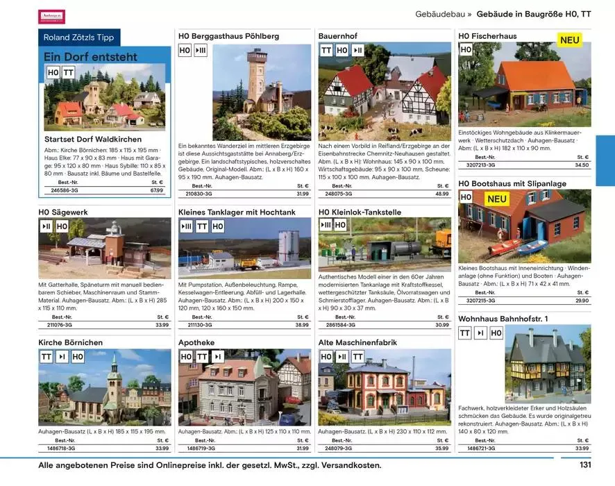 Modellbahn Katalog von 29. Oktober bis 31. Dezember 2025 - Prospekt seite 133