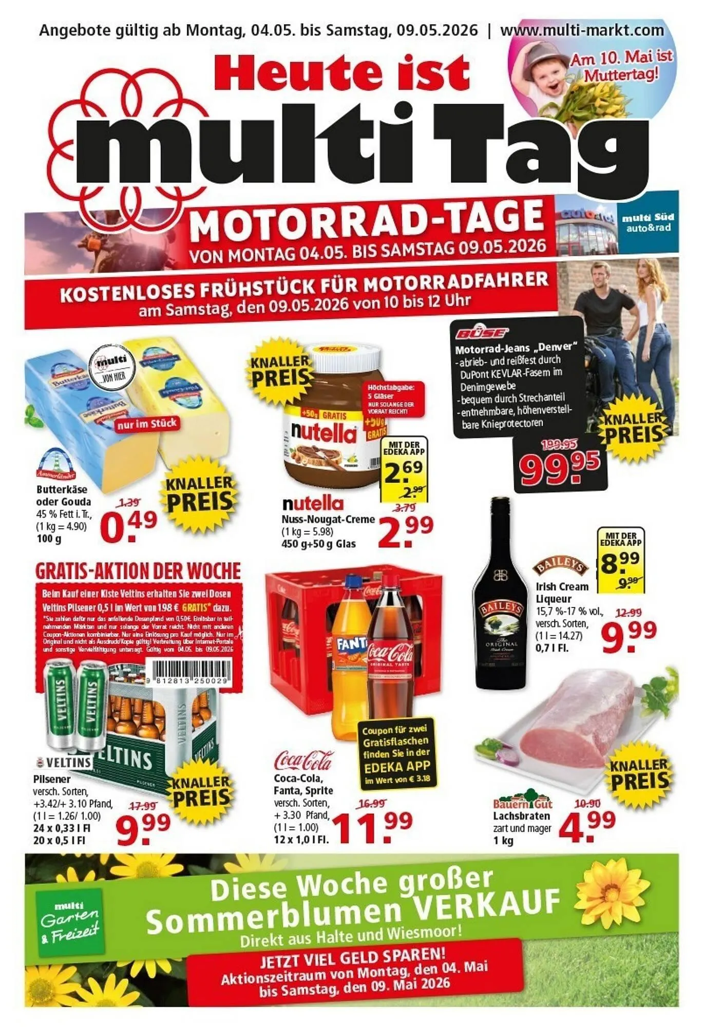 Multi Markt Prospekt von 4. Mai bis 9. Mai 2026 - Prospekt seite 1