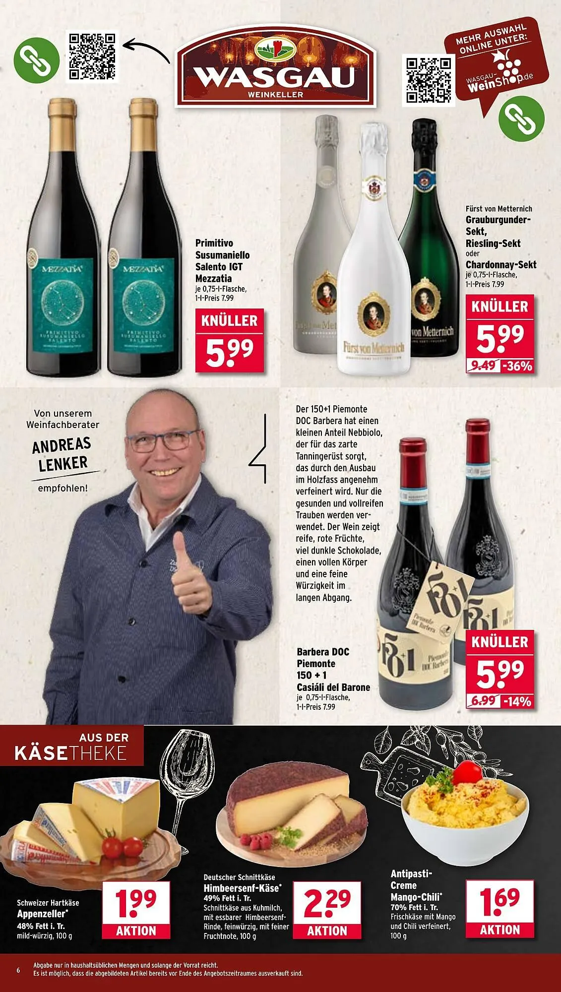 Wasgau Prospekt von 11. August bis 16. August 2025 - Prospekt seite 6