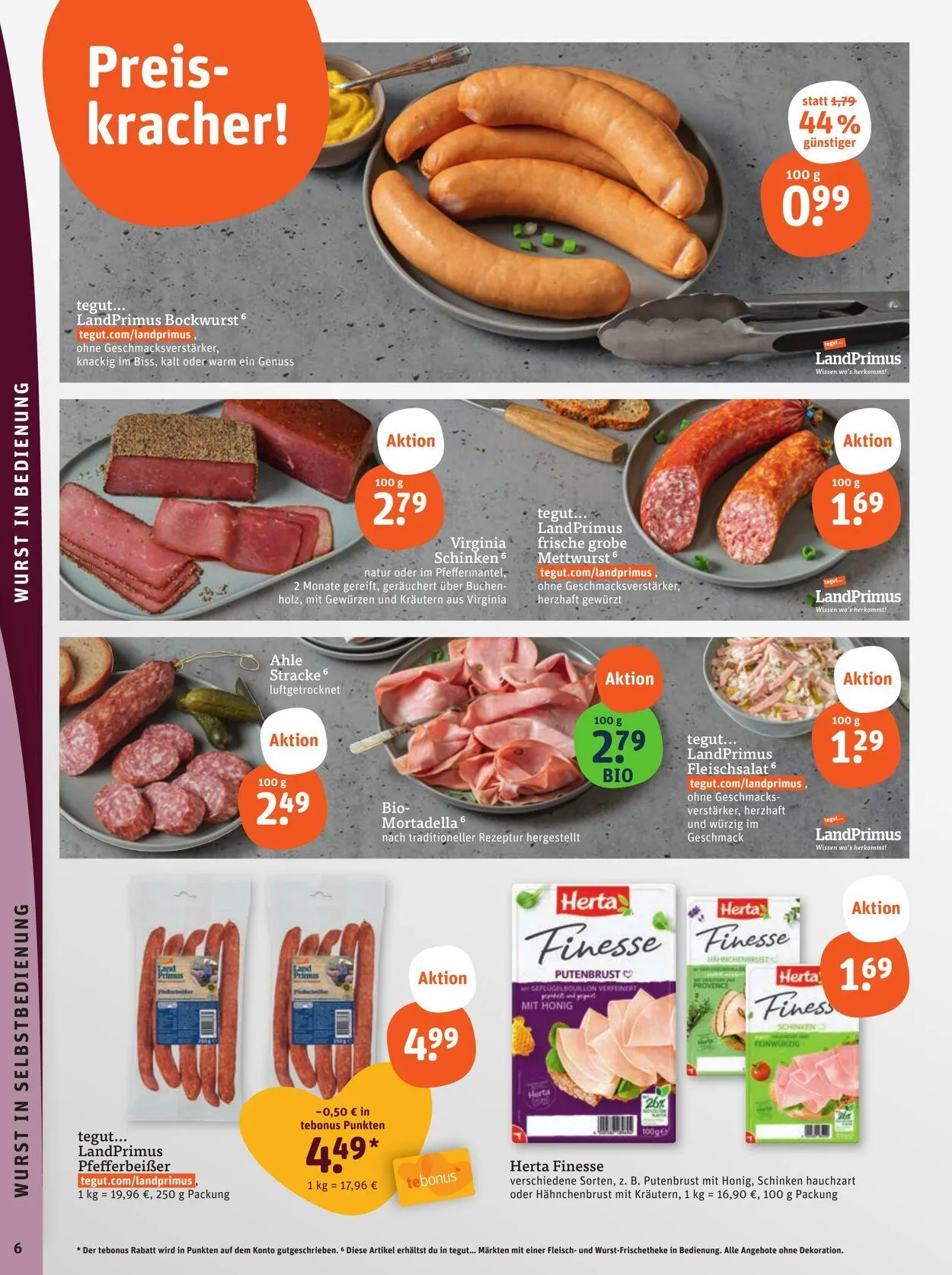 Tegut Aktueller Prospekt von 1. September bis 7. September 2025 - Prospekt seite 8